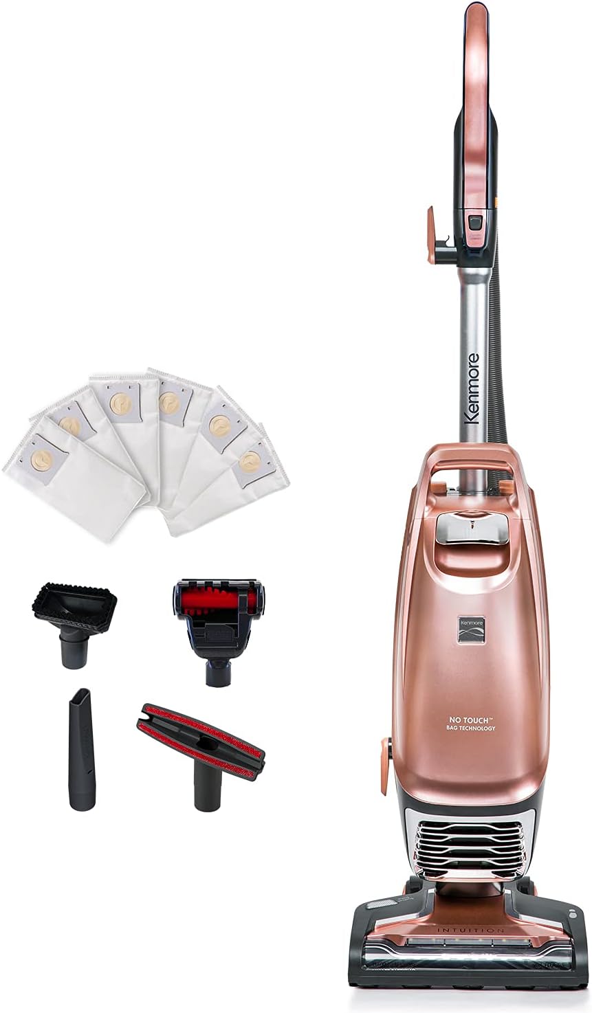 Kenmore BU4050 Intuition Bagged Upright Vacuum, liftup Cleaner with Hair Eliminator brushroll, pet