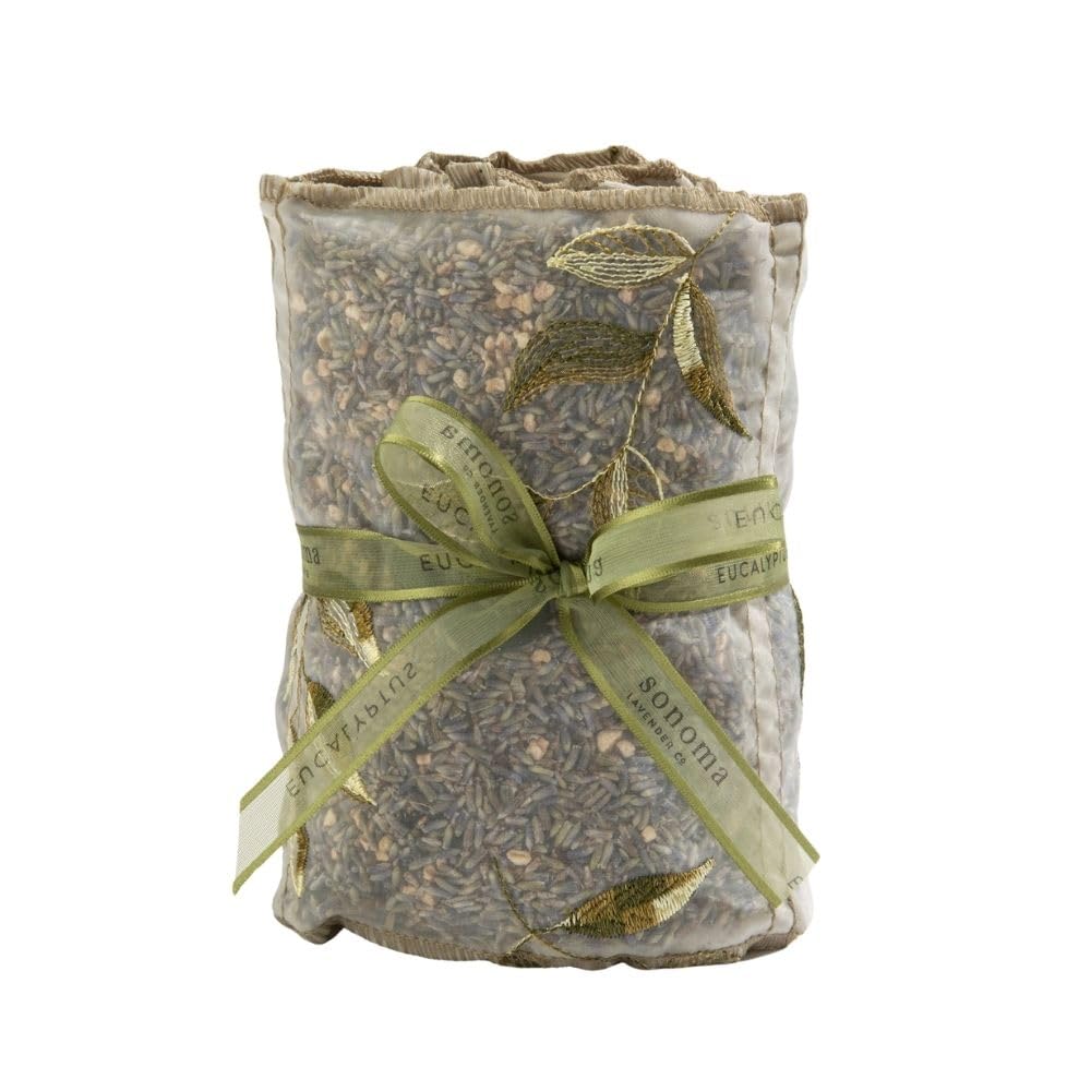 Sonoma Lavender, Dried Eucalyptus and Lavender Sachets by The Yard for Drawers and Closets, Natural
