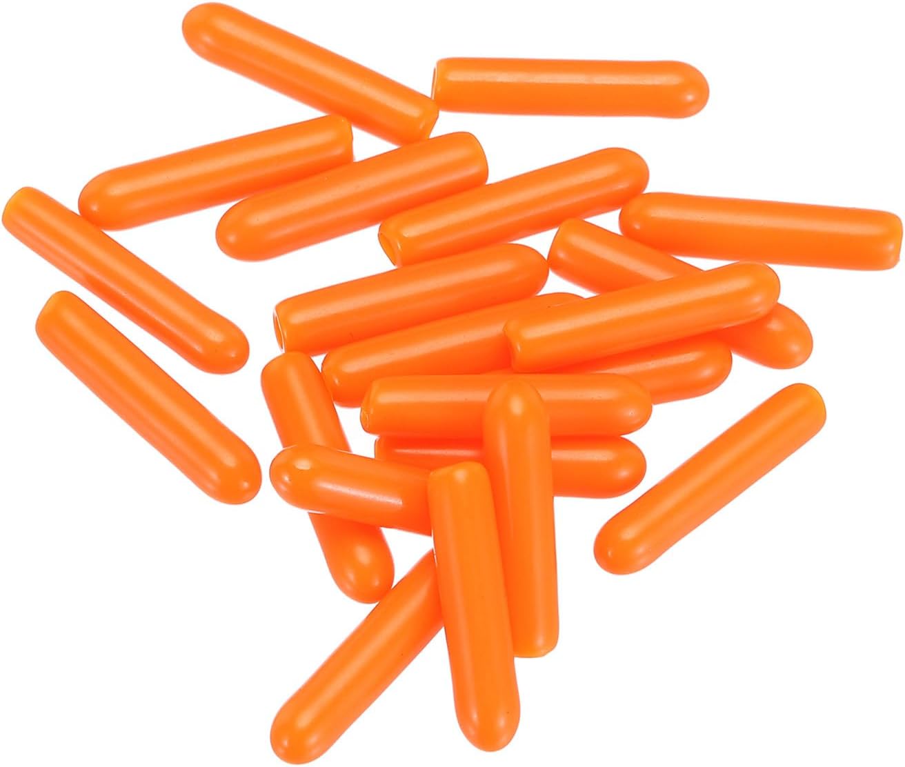uxcell 20pcs Rubber End Caps 2mm(1/16") ID Vinyl PVC Round Tube Bolt Cap Cover Screw Thread