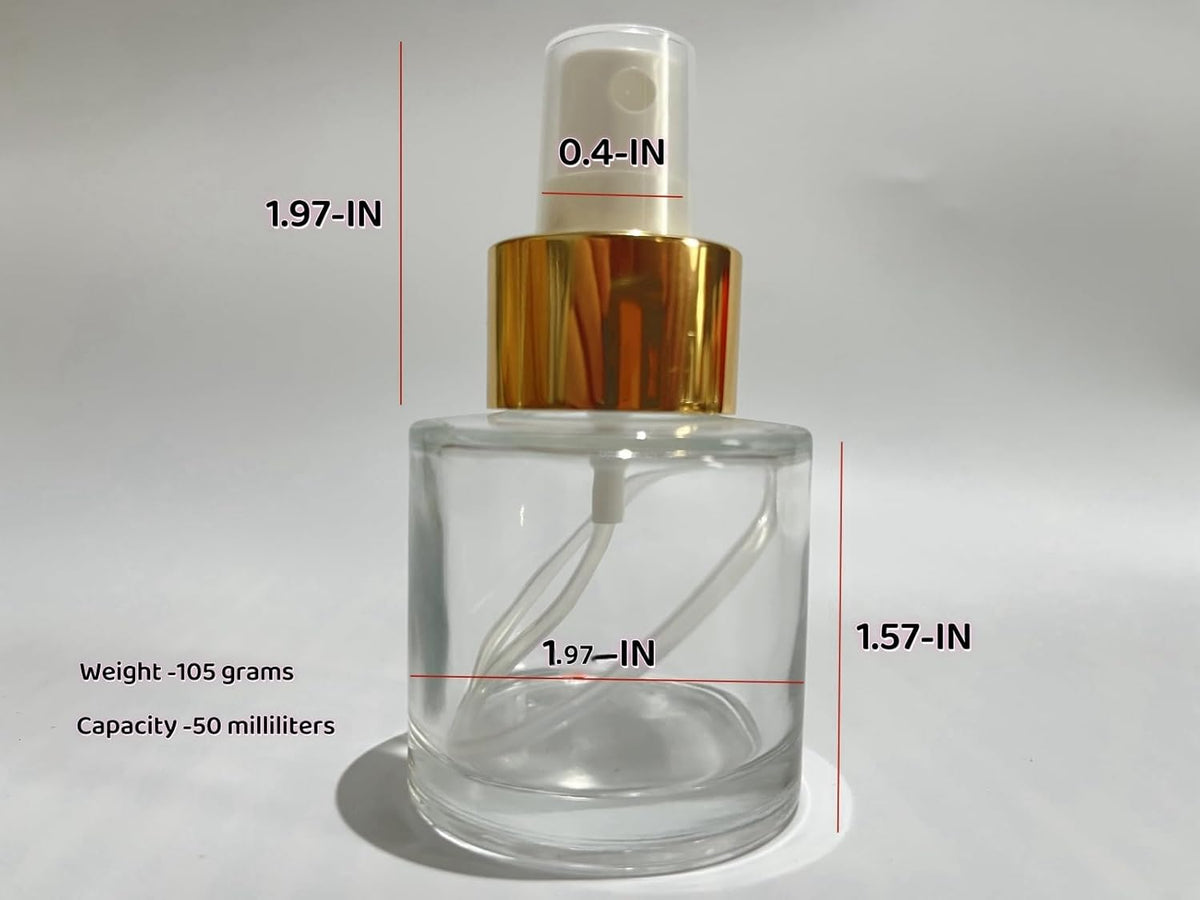 5 Pcs Reed Diffuser Bottle，50ml（1.7oz） Suitable for Household use，Reed Diffuser Base for Permanent