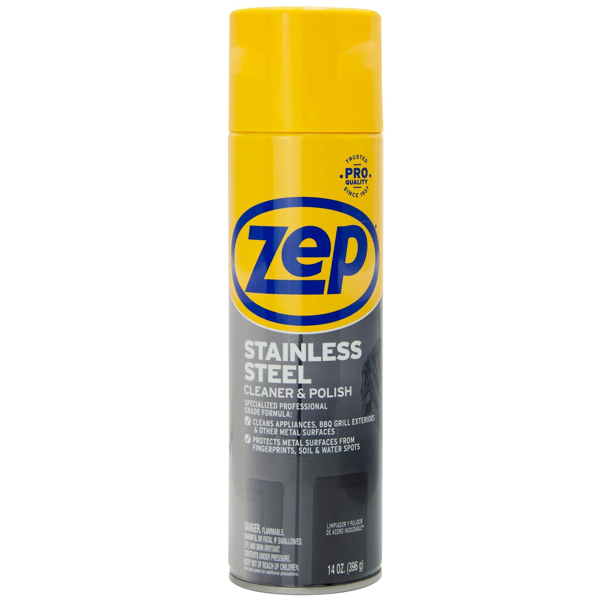 Zep Stainless Steel Cleaner and Polish 14 ounces - ZUSSTL14 - Protects Metal Surfaces from