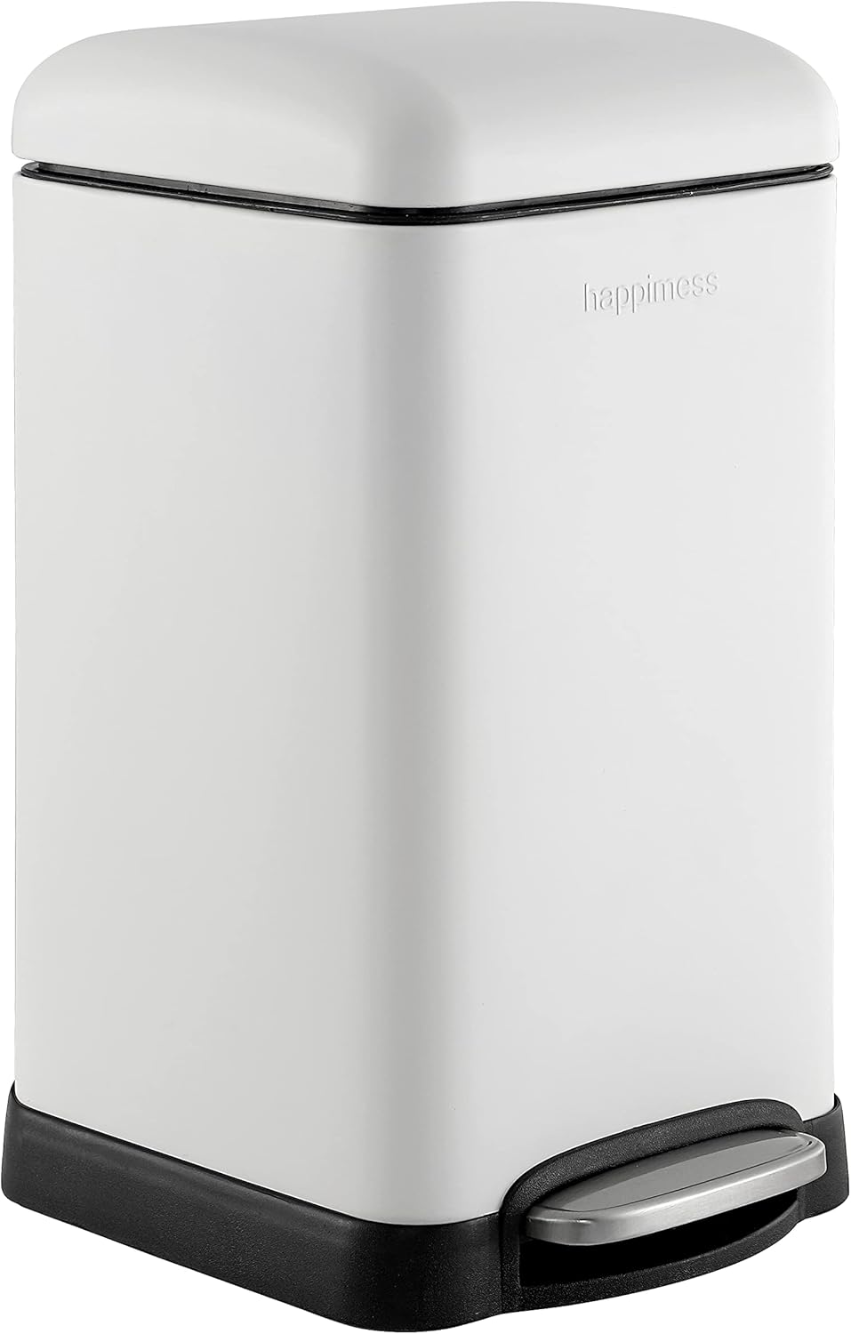 Happimess HPM1012C Betty Retro Mini 3.2-Gallon Step-Open Trash Can, Modern, Minimalistic