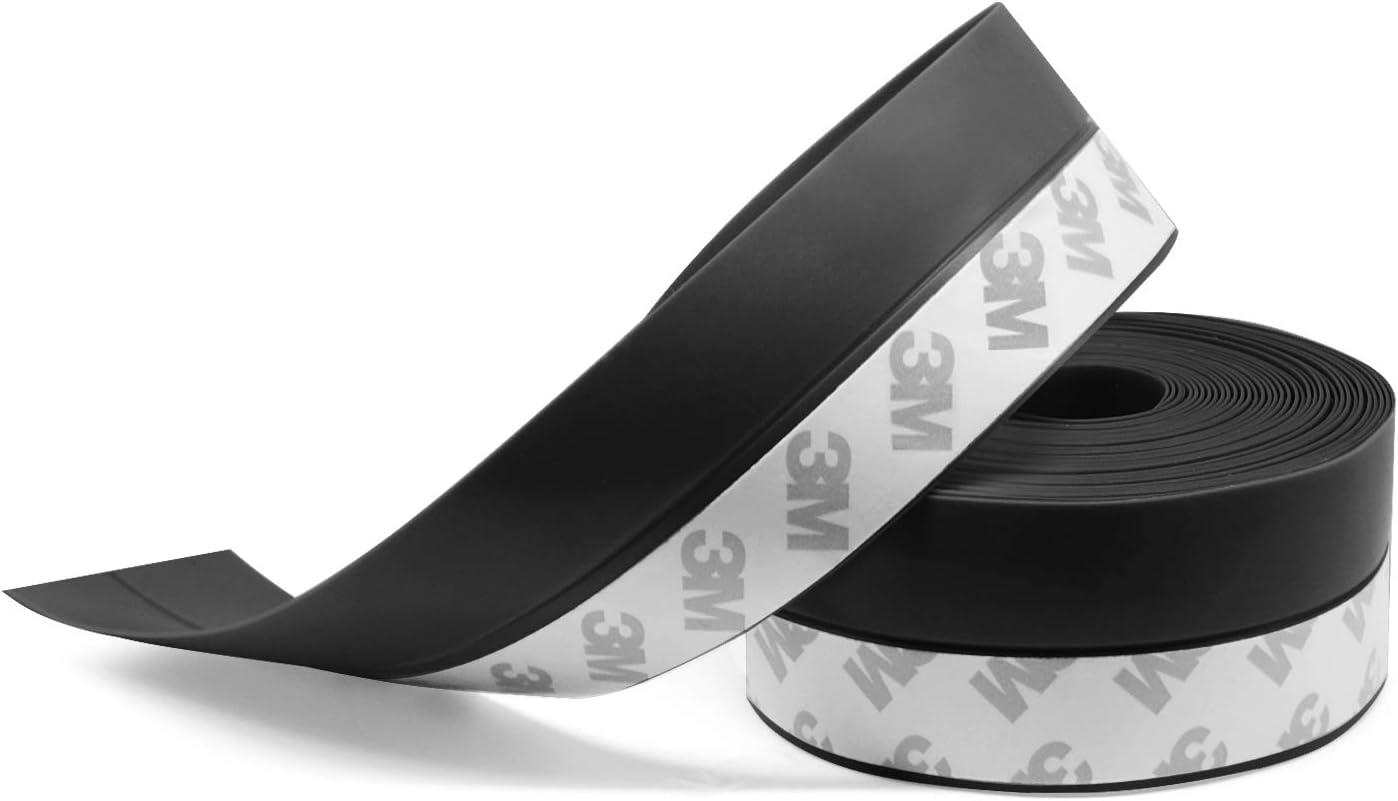 TAROSE Weather Stripping, 33 Feet Weather Stripping Door Seal Door Draft Stopper Shower Door Seal