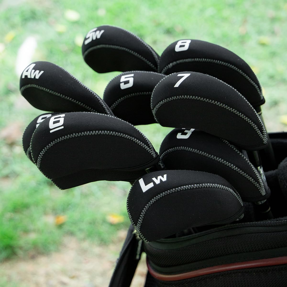Golf Iron Covers for Golf Clubs Neoprene Golf Iron Cover Set 11pcs/10pcs Golf Iron Headcovers Golf
