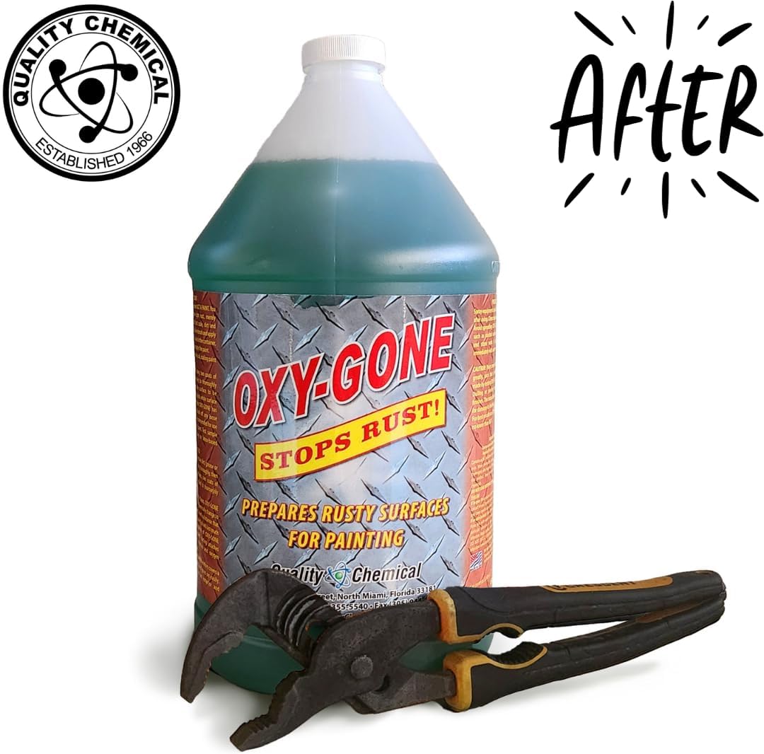 Quality Chemical Oxy-Gone Rust Remover and Metal Treatment - Rust Reformer, Rust Remover, Metal