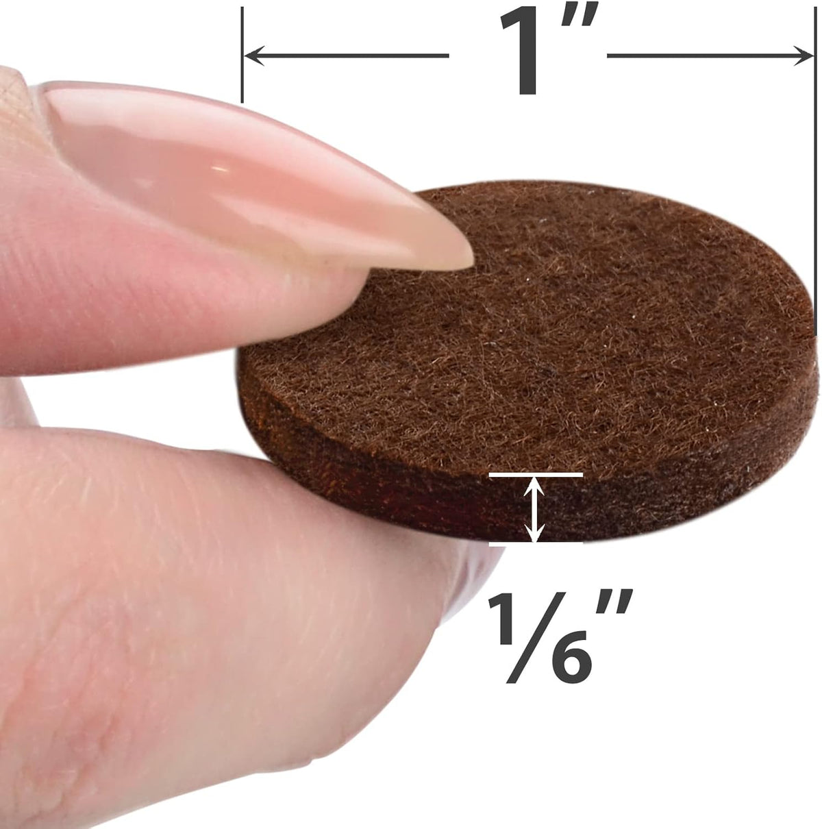 Felt Furniture Pads X-PROTECTOR - 48 Premium Floor Protector Chair Felts for Feet Wood Floors Best