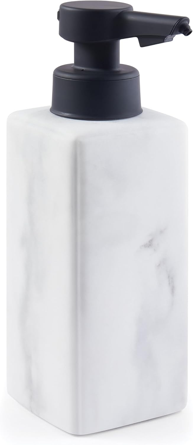 DKNY Hands Free Automatic Liquid Soap Dispenser, Refillable, Rechargeable Touchless Sensor Pump