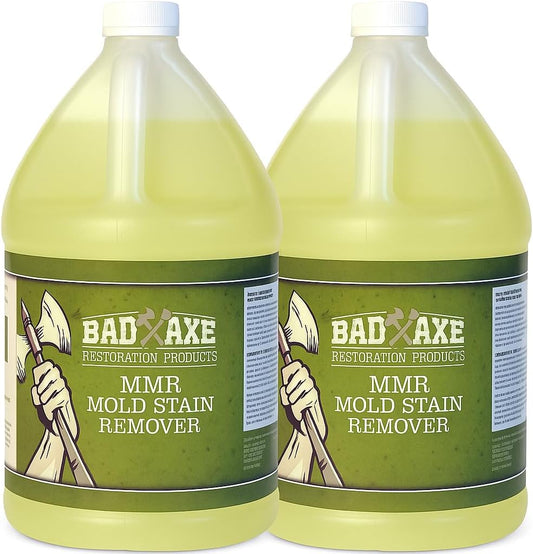 Bad Axe MMR Instant Mold Stain and Mildew Stain Remover - Professional Strength, Contractor Grade