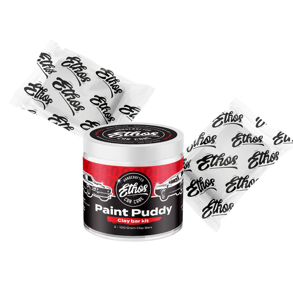 Ethos Clay Bar Kit Paint Puddy Car Detailing Clay 200g - Detail Kit Premium Clay Bars Auto