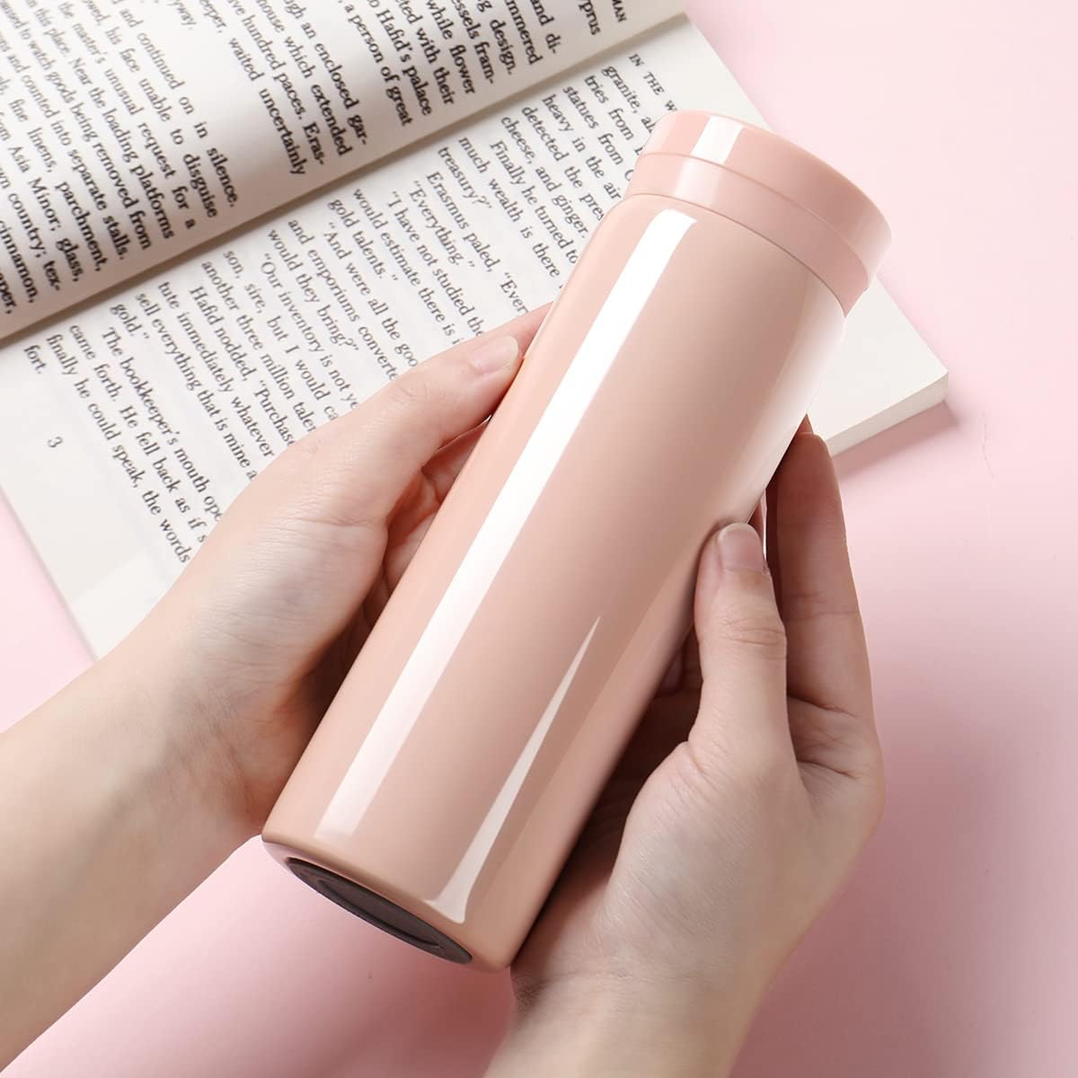 10oz Mini Water Bottle Stainless Steel Thermos Small Flask - Insulated Vacuum, Leak Proof, Keeps