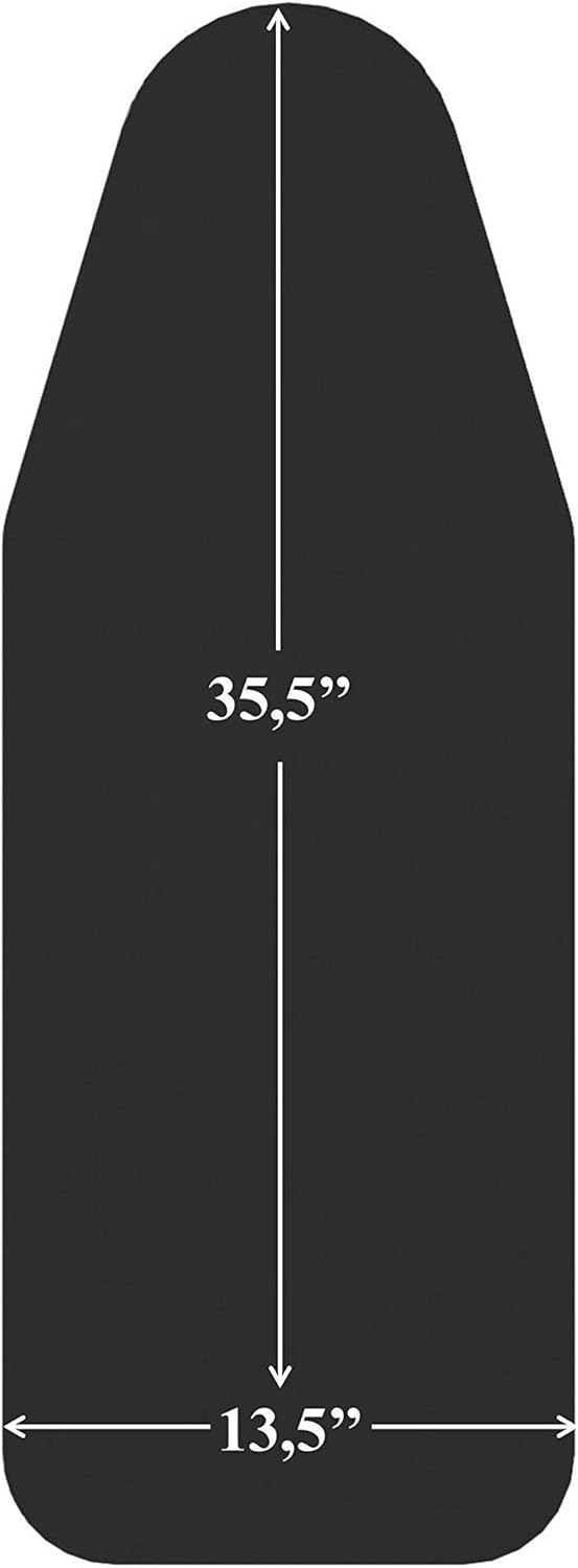 Mabel Home ironing Board Padded Cover, 100% Cotton (6 Different size & Pattern) (13.5" x 35.5" /