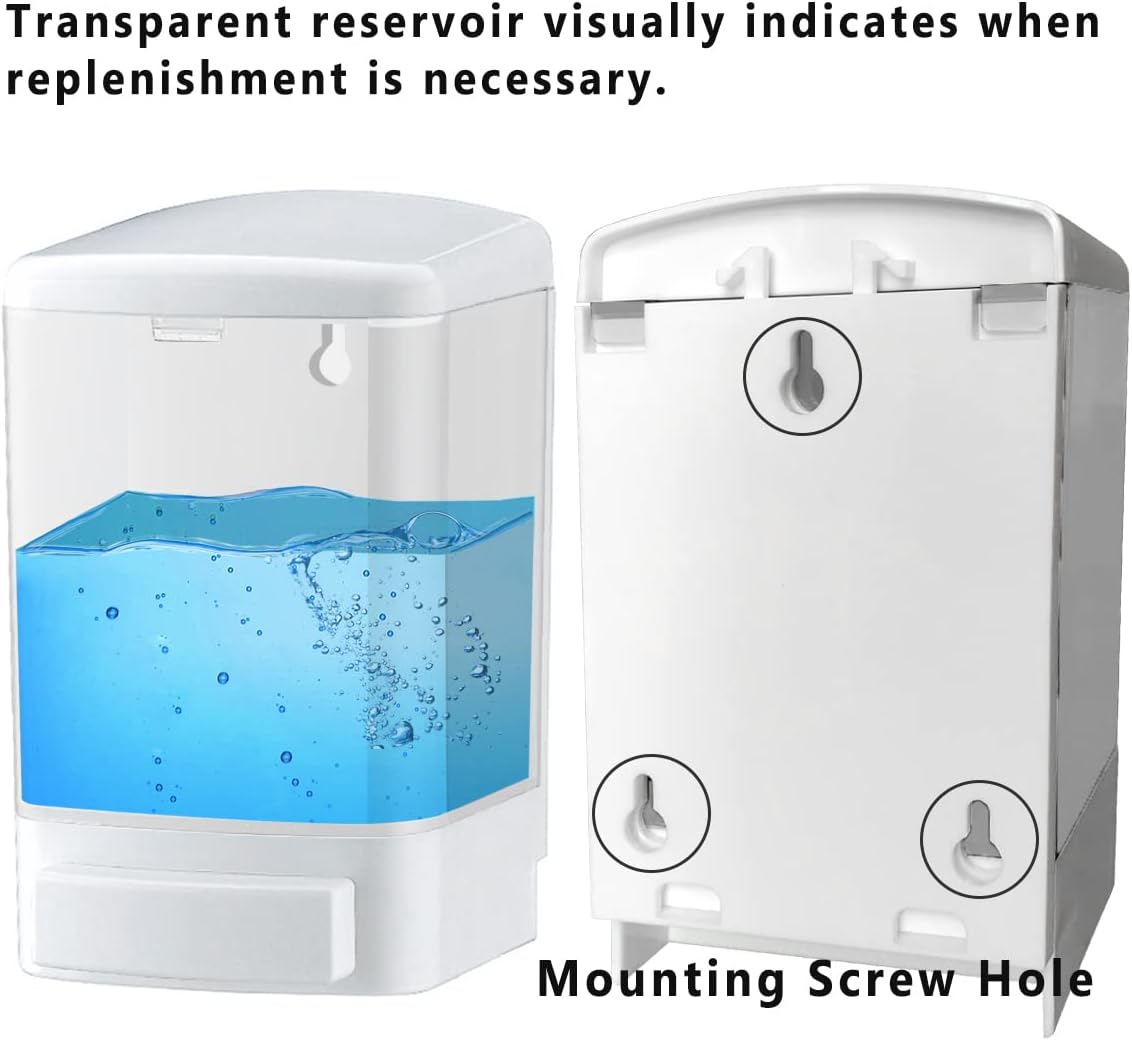 Manual Soap Dispenser Bathroom Kitchen Wall Mounted Commercial Soap Dispenser for Liquid Containers