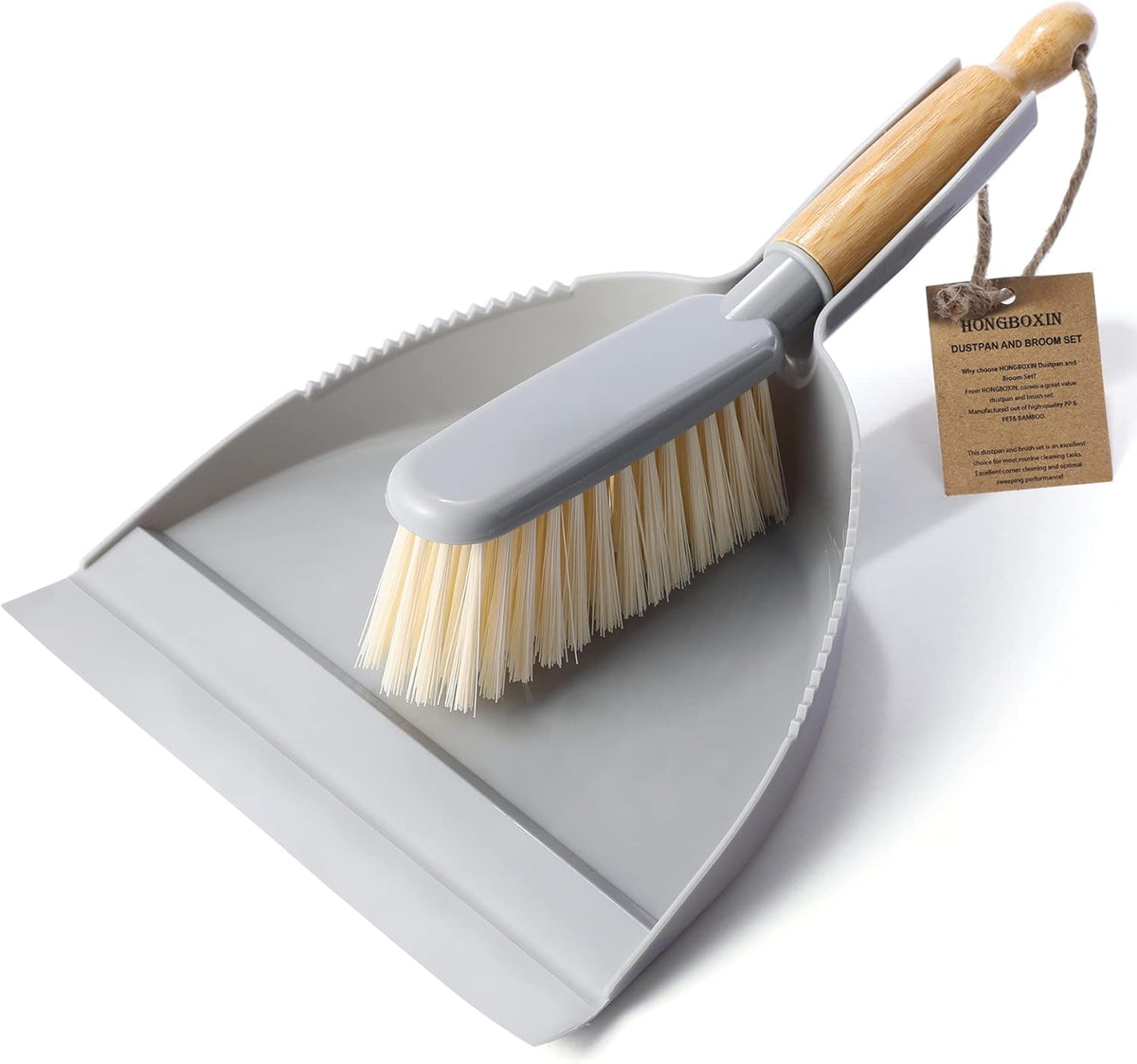 Small Dustpan and Brush Set - Mini Broom with Dustpan Set, Handheld Broom and Dust Pan Combo Set