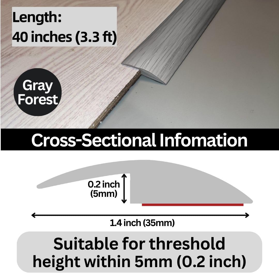 Floor Transition Strip Self Adhesive Carpet Wood Tile Vinyl Flooring Laminate Transition Cover Edge