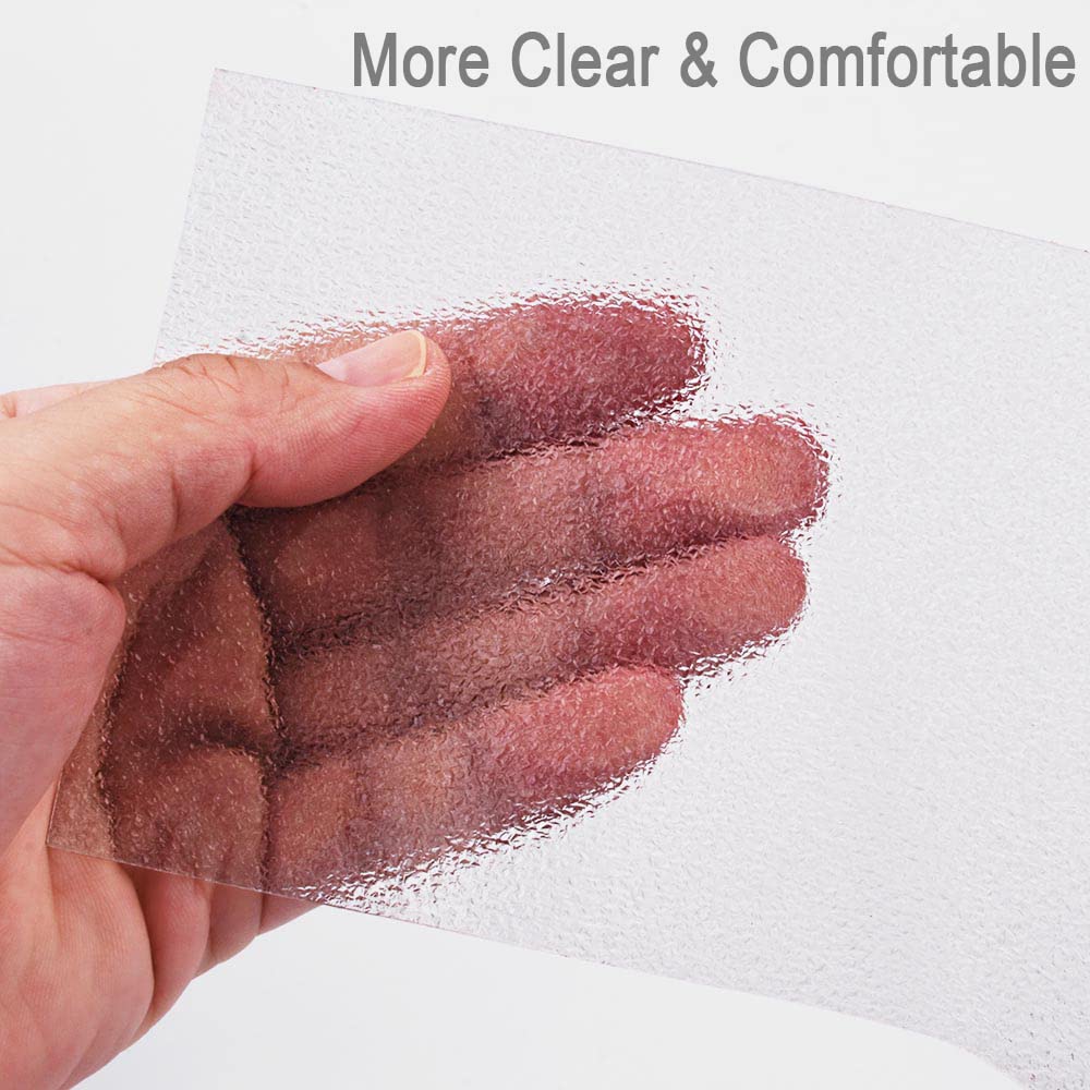 Anti Slip Tape Transparent, More Clear and Comfortable Safety Track Tape (6" Width x 190" Long
