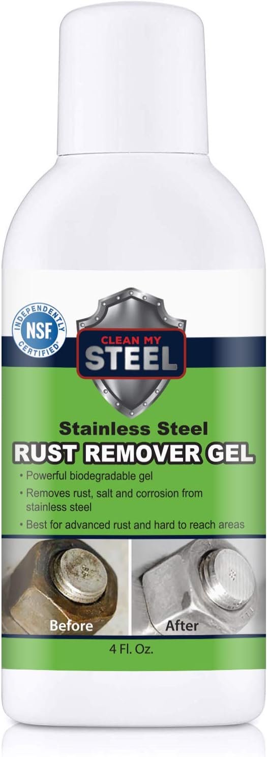 Heavy-Duty Rust Stain Remover for Metal Surfaces Including Stainless Steel. Our Industrial Use