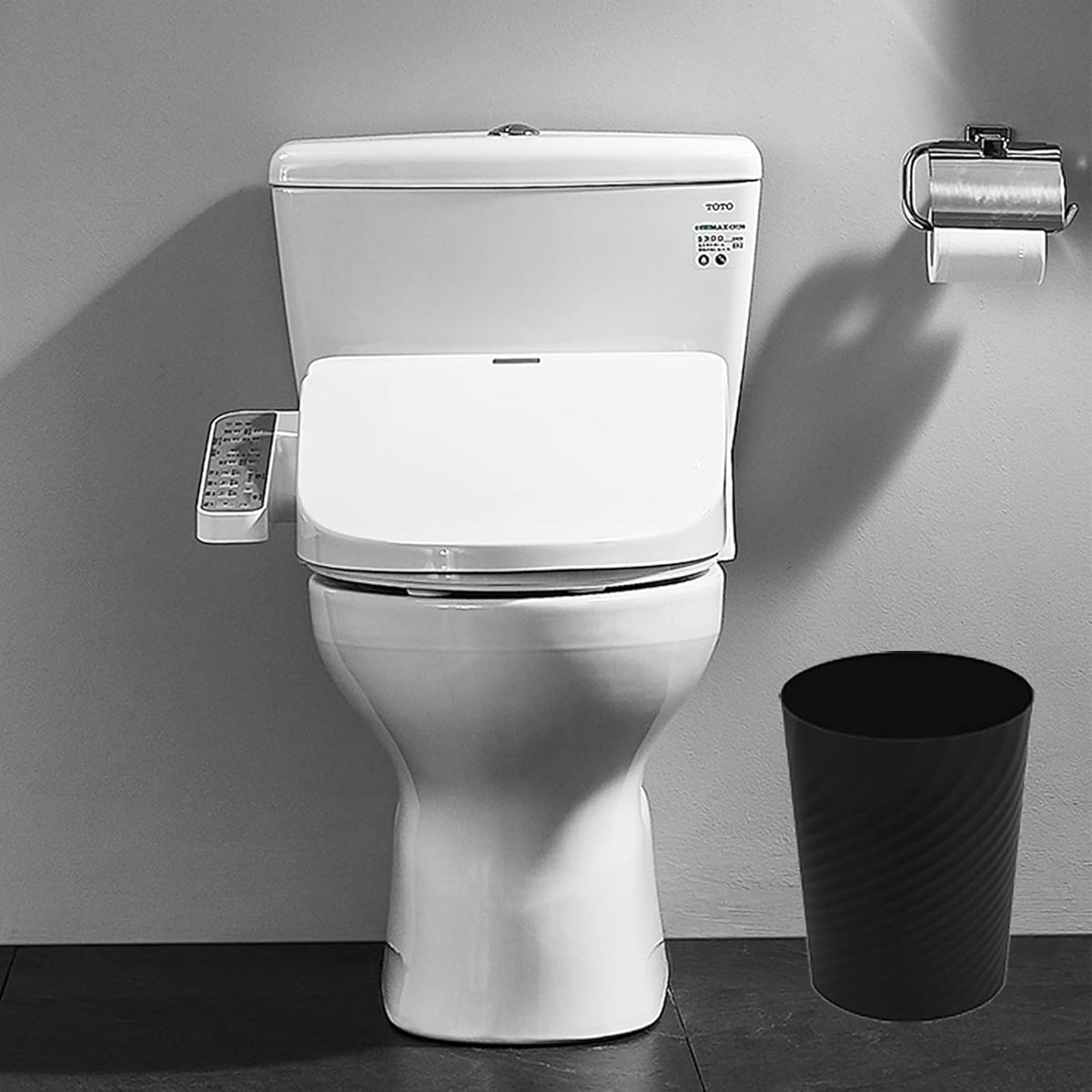 UUJOLY Plastic Small Trash Can Wastebasket, Garbage Container Basket for Bathrooms, Laundry Room