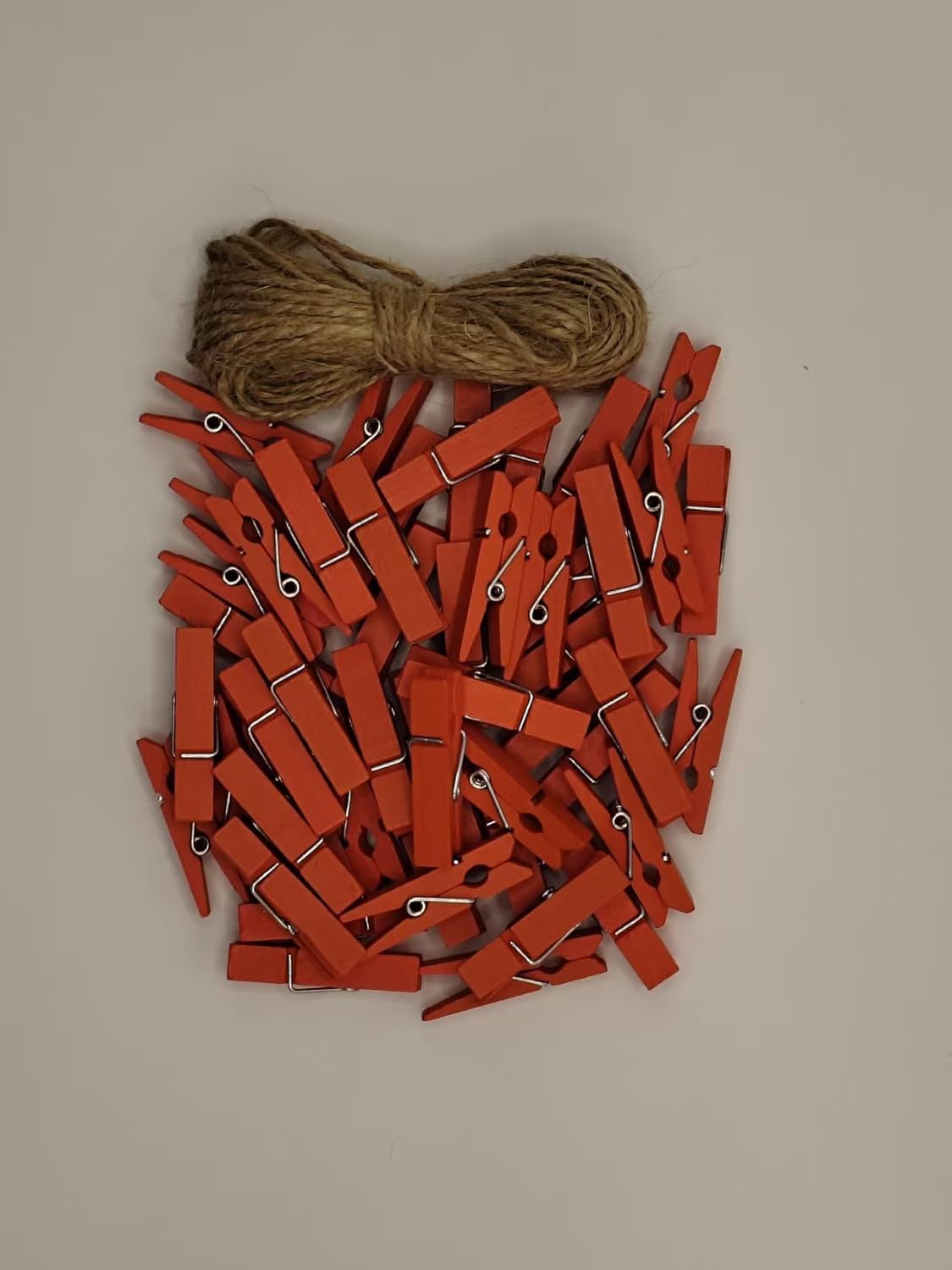 DurReus 50 Pieces DIY Mini Color Wooden Clothespins Home Decoration Hanging Craft Clips Photo
