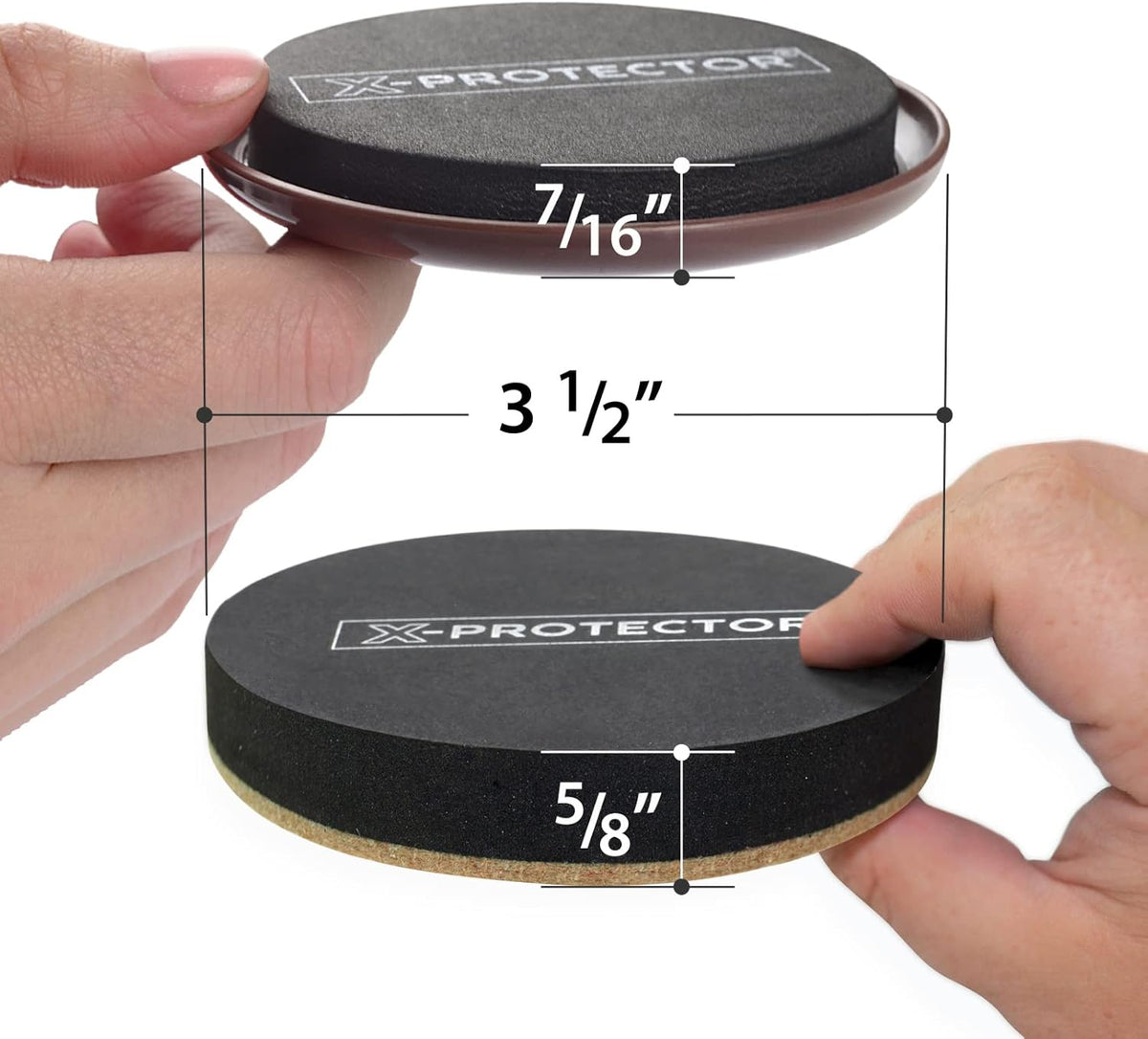 Furniture Sliders X-PROTECTOR 16 PCS – Furniture Sliders Hardwood Floors & Felt Furniture Movers