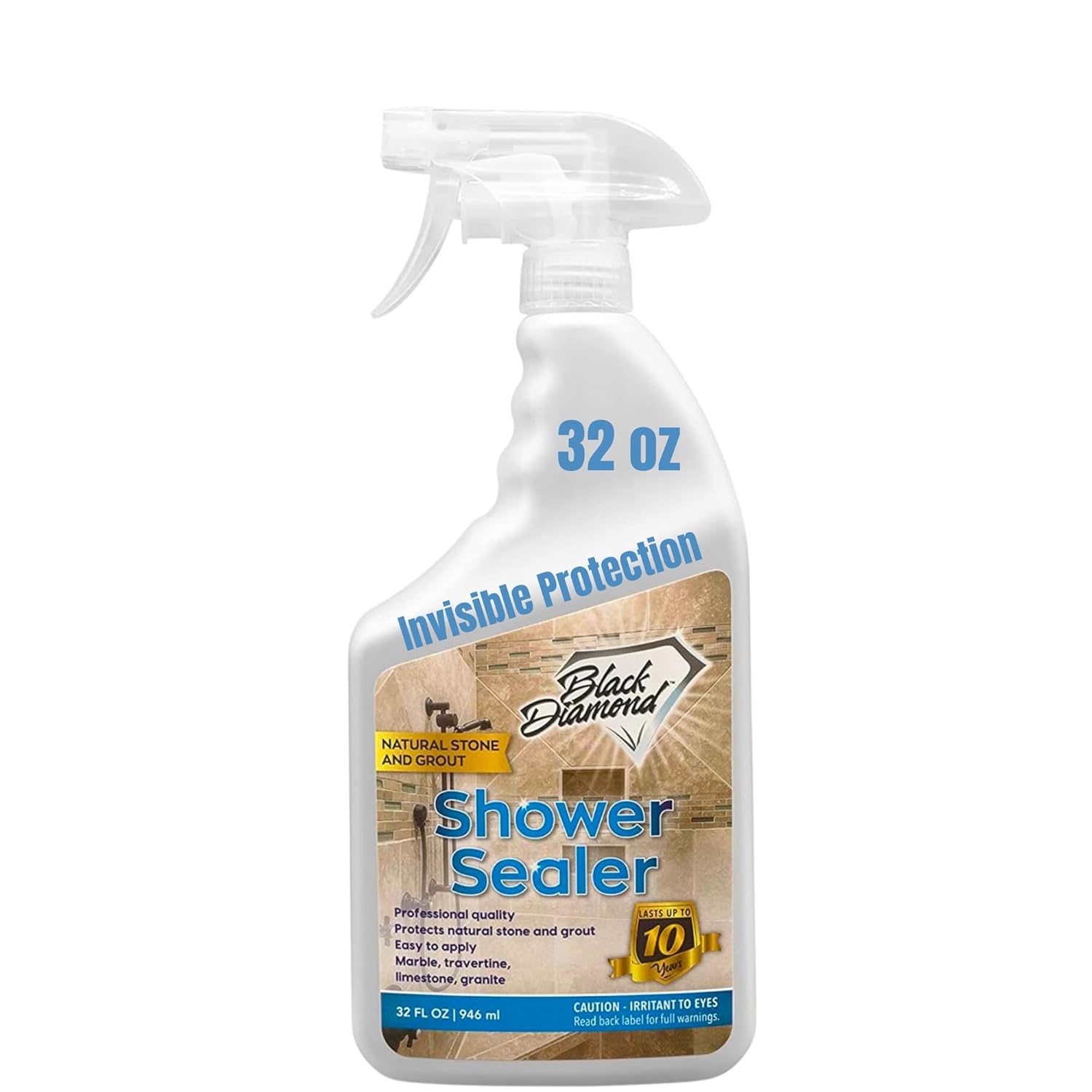 Natural Stone and Grout Penetrating Shower Sealer. Marble, Granite Travertine, Limestone. Protects