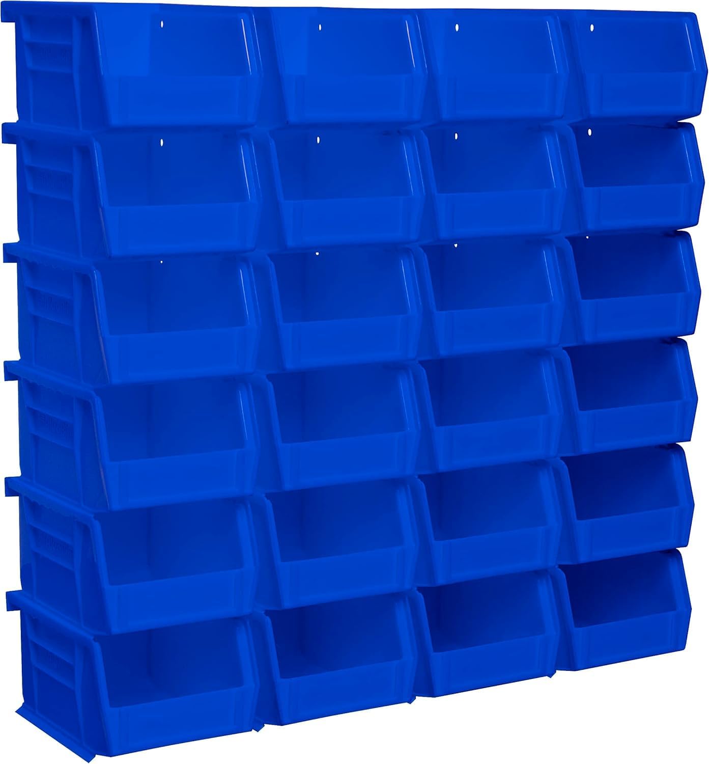 Akro-Mils 30210 AkroBins Plastic Storage Bins, Space-Saving Stackable Bins for Garage, Pantry