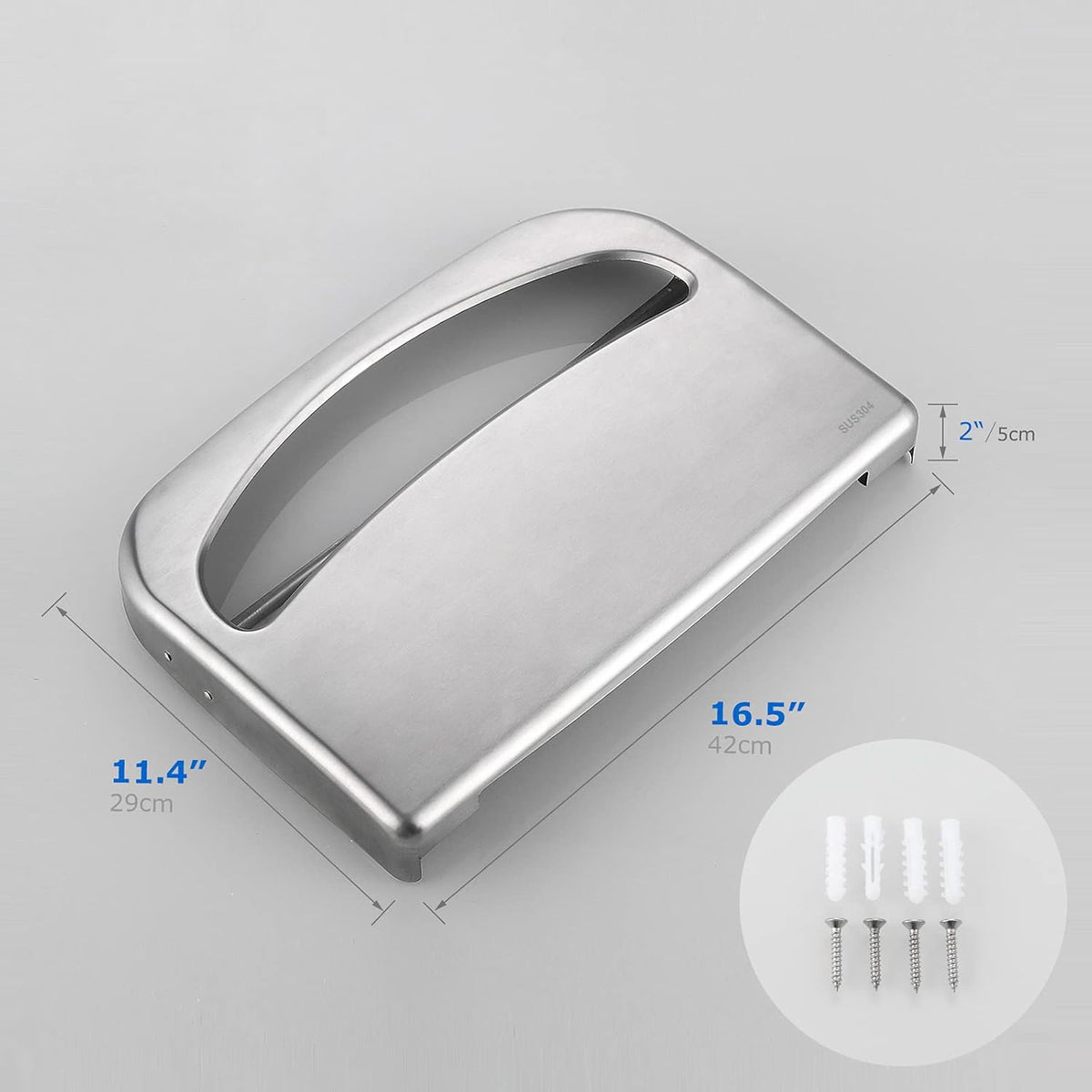 Toilet Seat Cover Dispenser Wall Mount Commercial, Half Fold Toilet Seat Cover Dispenser, 304