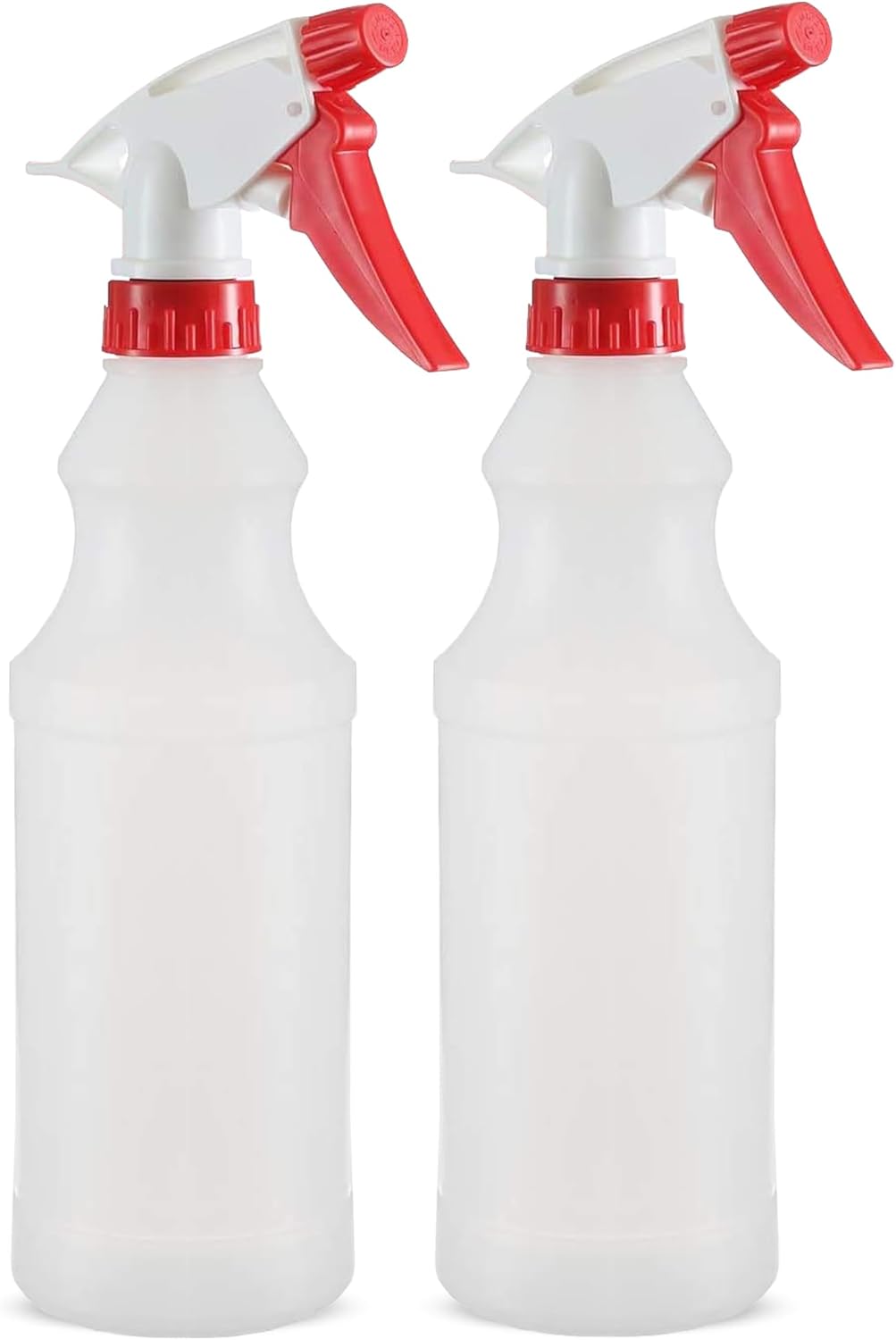 DilaBee Plastic Spray Bottle (2 Pack), 16oz Empty Spray Bottles for Cleaning