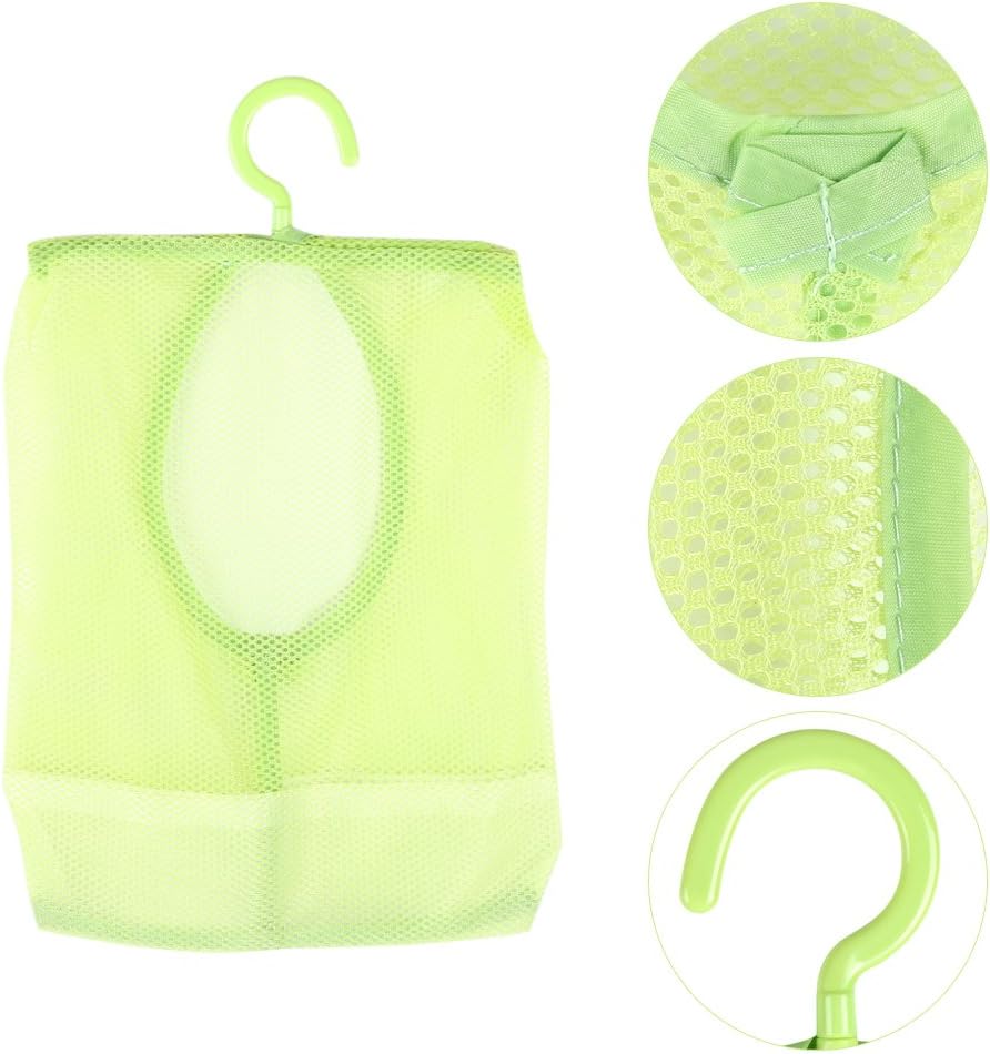 Clothespin Bag, Multi Purpose Hanging Mesh Storage Bag Clothespin Bag with Hanger for Socks