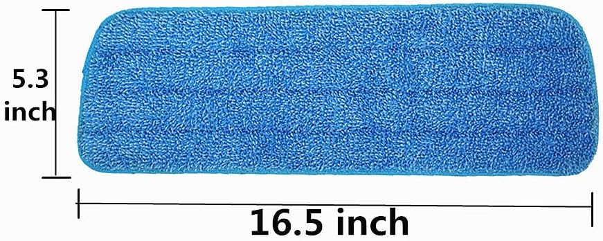 Microfiber Spray Mop Replacement Heads for Wet/Dry Mops Floor Cleaning Pads Compatible with Bona