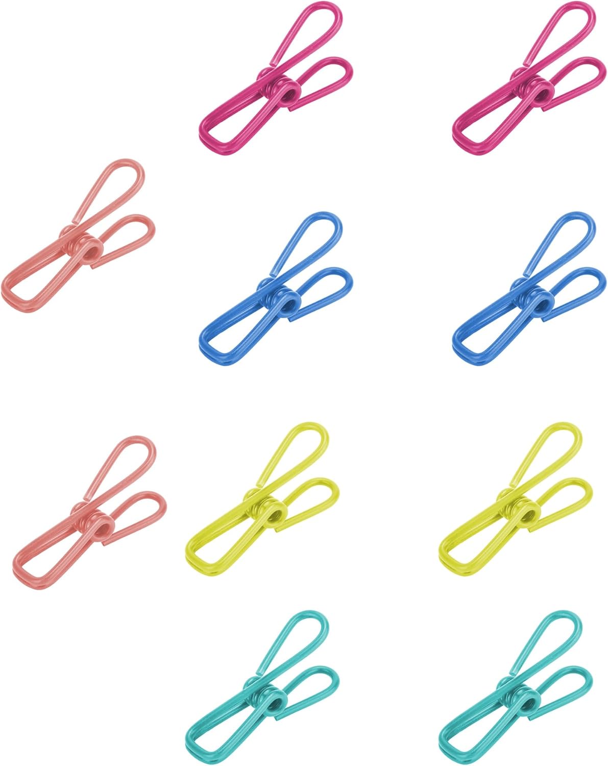 Multipurpose 2 in Chip Bag Clips 10 Pack Metal Clips for Kitchen Food Storage, Laundry Hanging, Bag