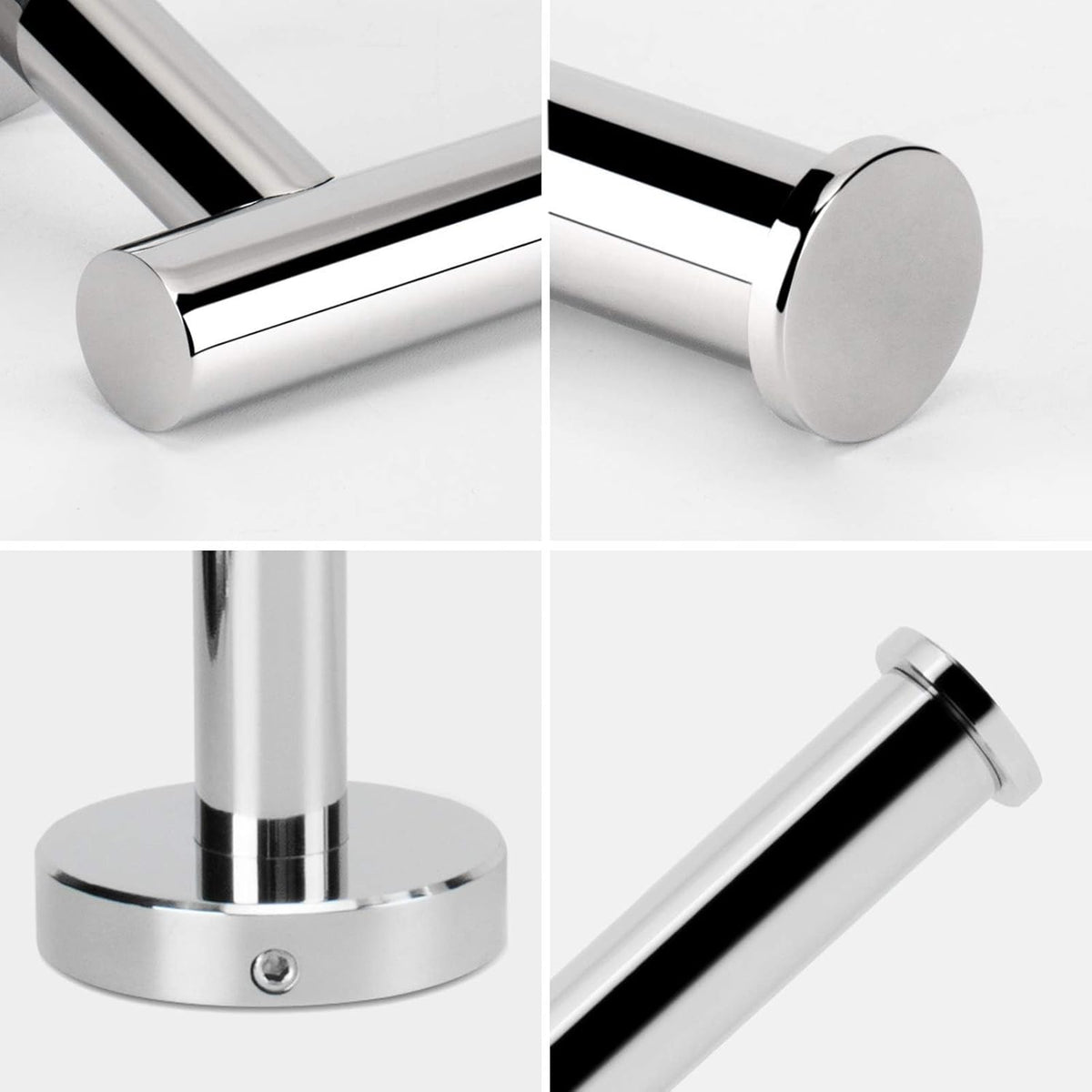 NearMoon Bathroom Toilet Paper Holder, Premium SUS304 Stainless Steel Rustproof Wall Mounted Toilet