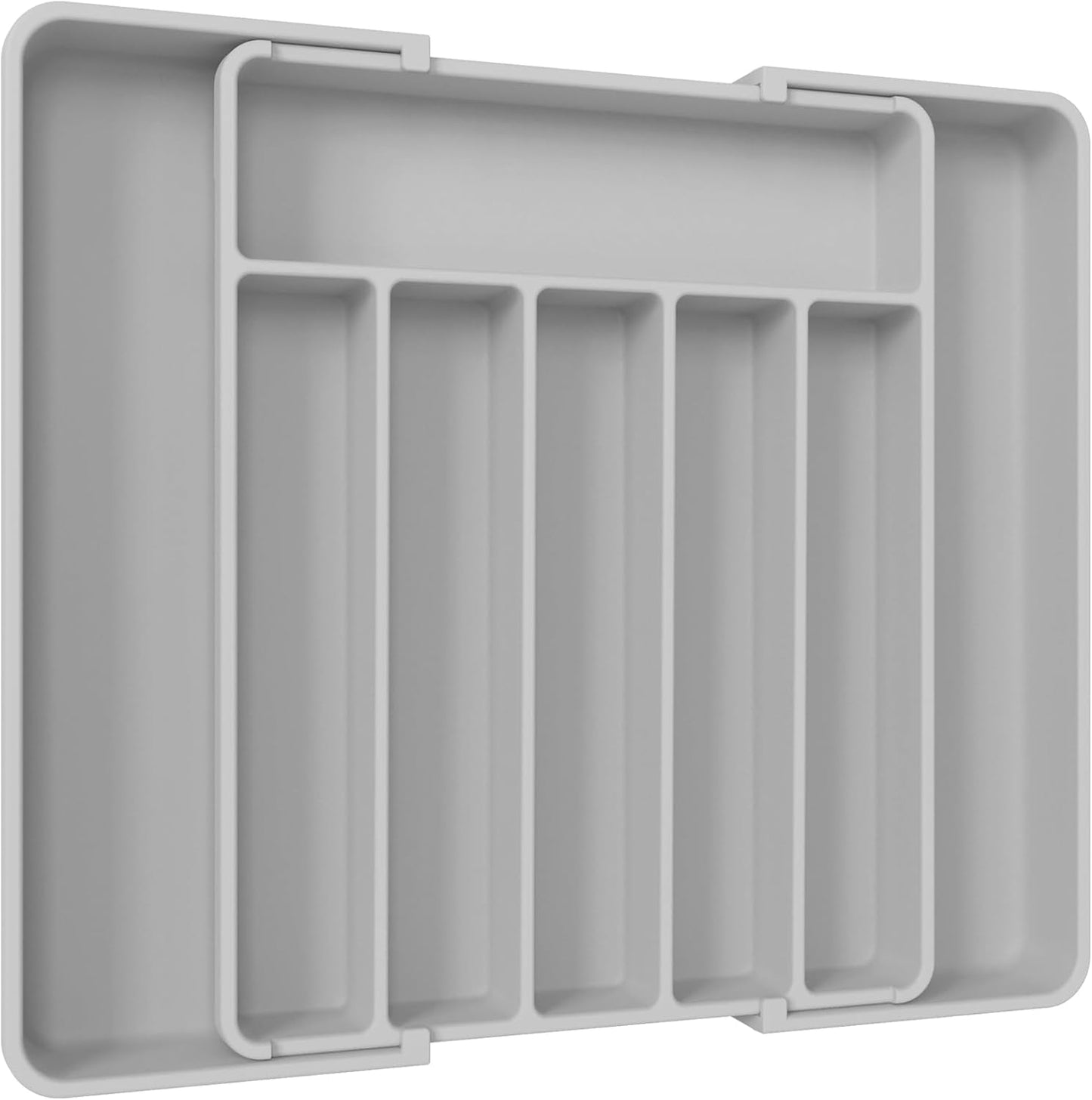 Aujen Silverware Organizer - Expandable Kitchen Drawer Organizer, Adjustable Utensil Organizer