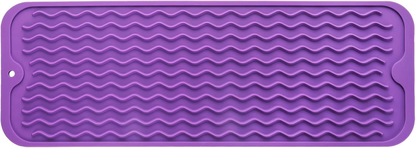 Silicone Dish Drying Mat for Multiple Usage,Easy clean,Eco-friendly,Heat-resistant Silicone Mat for