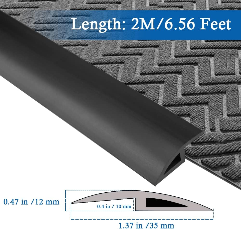 Floor Transition Strip Self Adhesive Carpet & Flooring Transitions Edging Trim Strip PVC Threshold