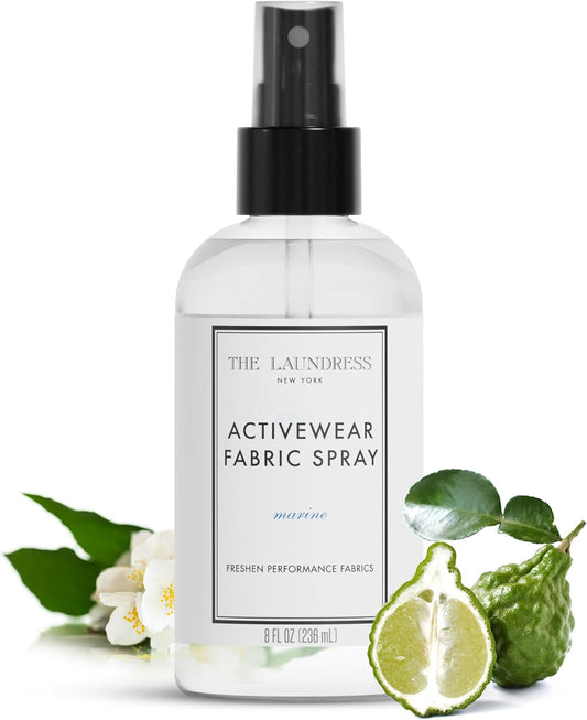 The Laundress Activewear Fabric Refresher Spray, 8 Oz, Marine Fragrance, Bright, Energetic, Odor