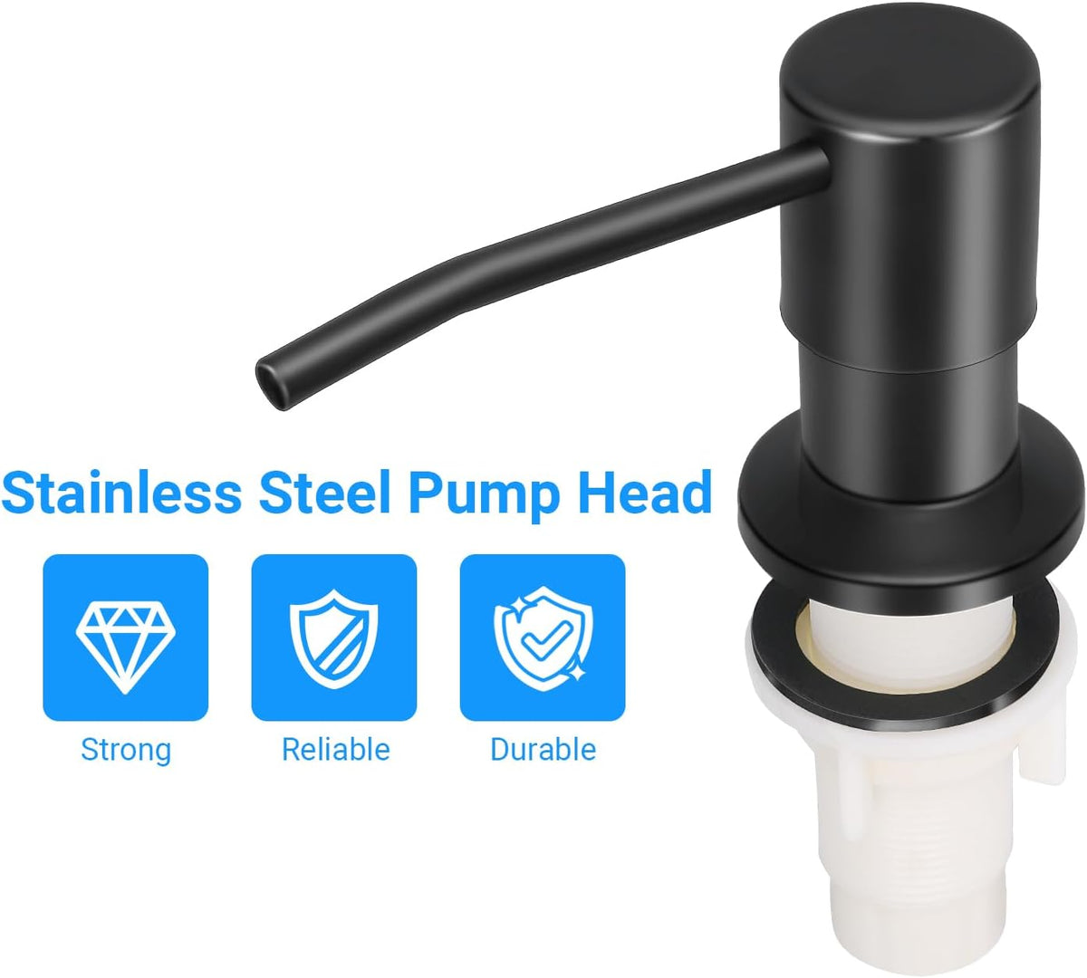 Soap Dispenser Kitchen Sink, Sink Soap Dispenser, 47" Extension Tube kit, Dish Soap Dispenser Pump