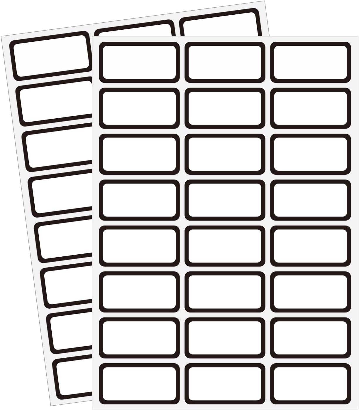 STARLIBOO Removable Labels, Blank Freezer Labels for Food Containers, 1x2 Inch Freezer Stickers