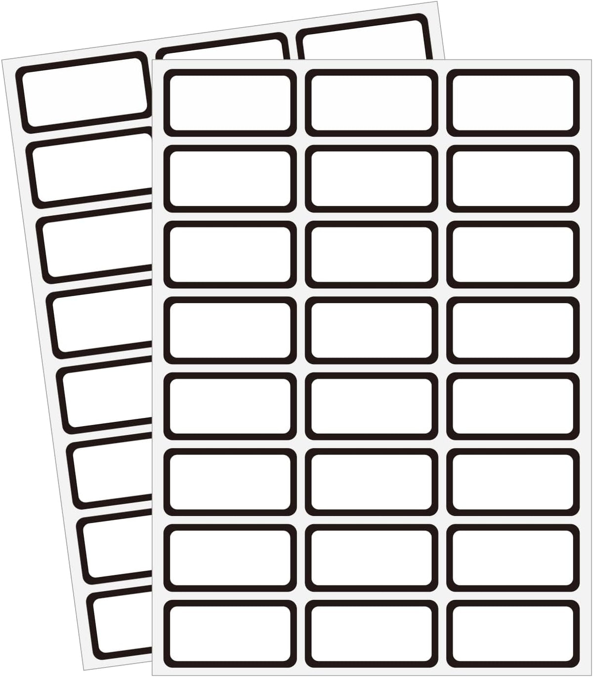 STARLIBOO Removable Labels, Blank Freezer Labels for Food Containers, 1x2 Inch Freezer Stickers