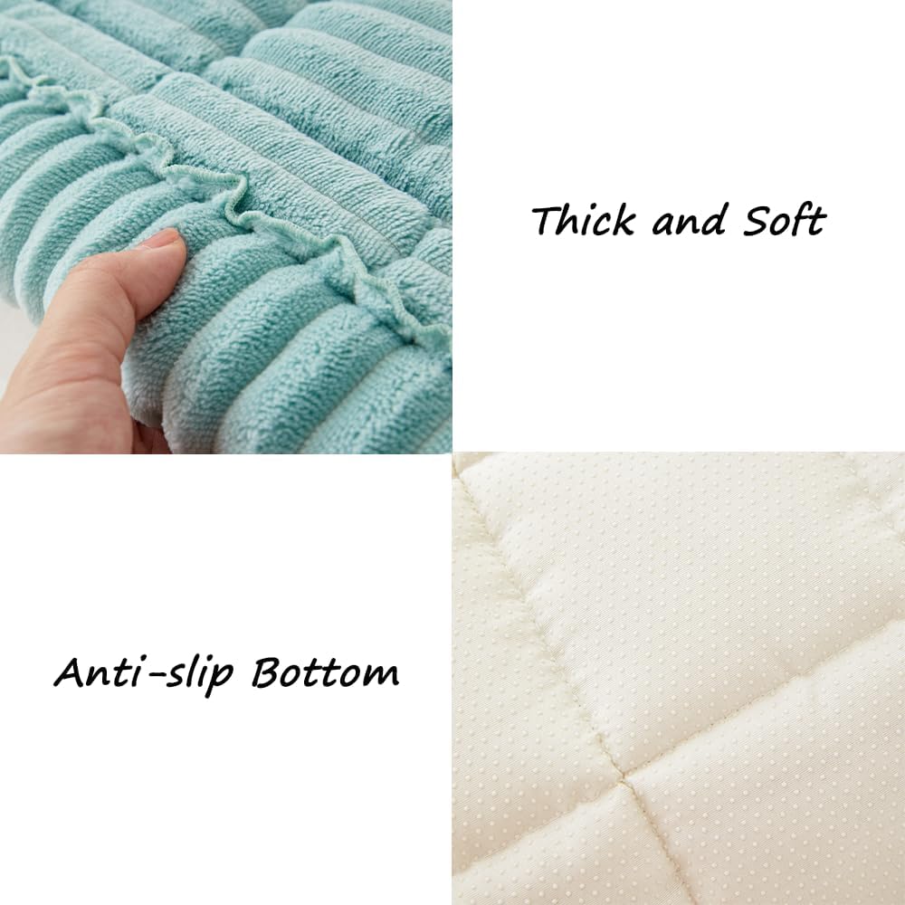 Couch Cover for Dogs Washable, Fuzzy Pet Couch Covers for 3 Cushion Sofa Pet Friendly, Non Slip