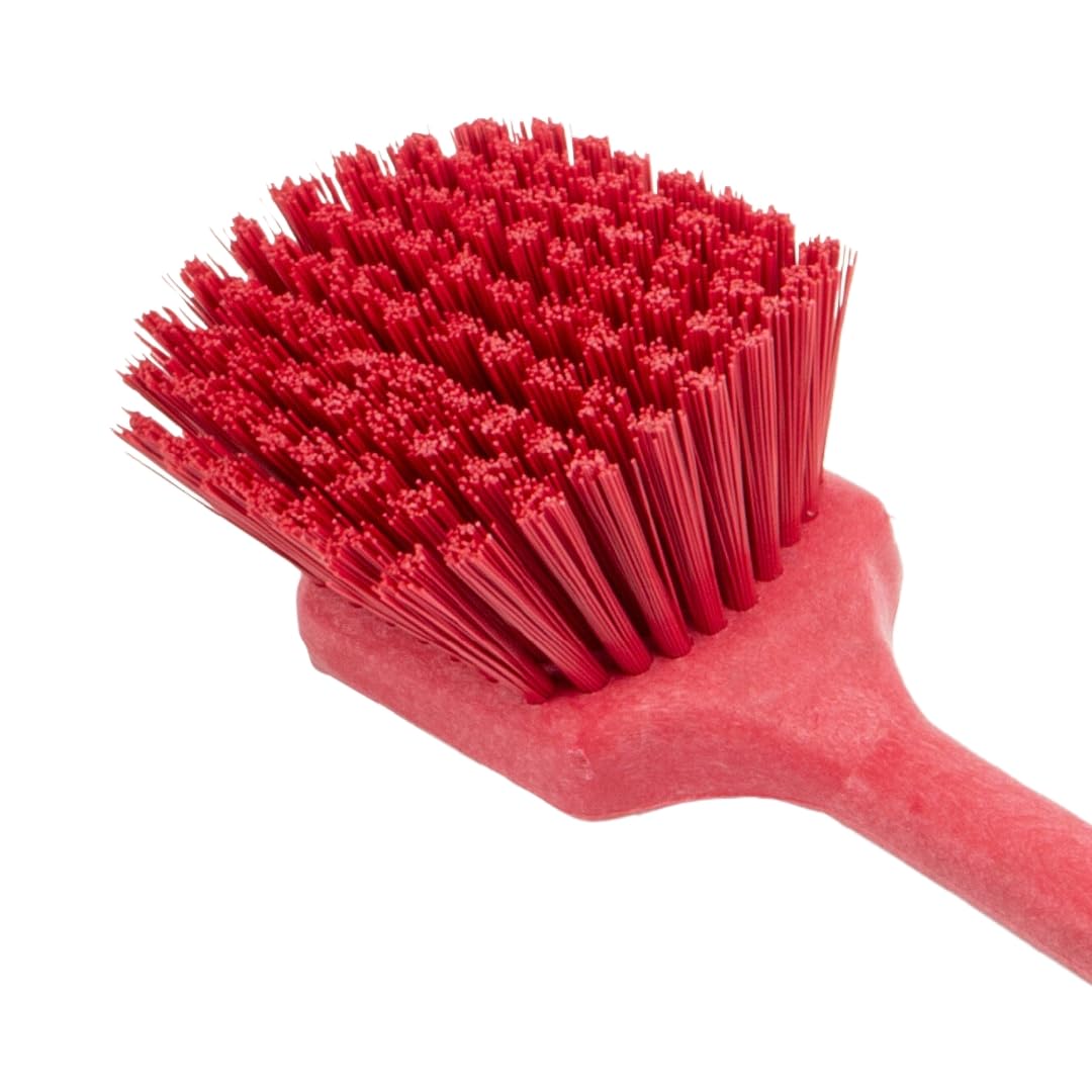 SPARTA 40501EC05 Plastic Large Scrub Brush, Kitchen Brush, Utility Brush With Long Handle For