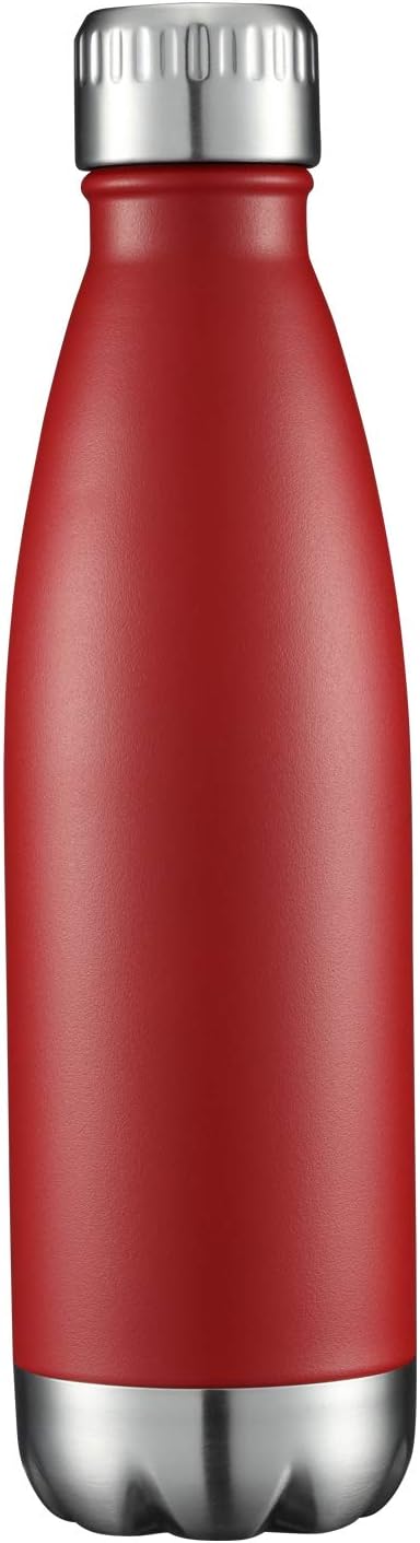 HASLE OUTFITTERS 17oz Stainless Steel Water Bottles, Vacuum Insulated Water Bottles Double Walled