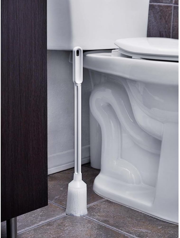 Fuller Brush Toilet Bowl Cleaner Brush – Antimicrobial Toilet Swab with Soft Non-Scratch Head, Long