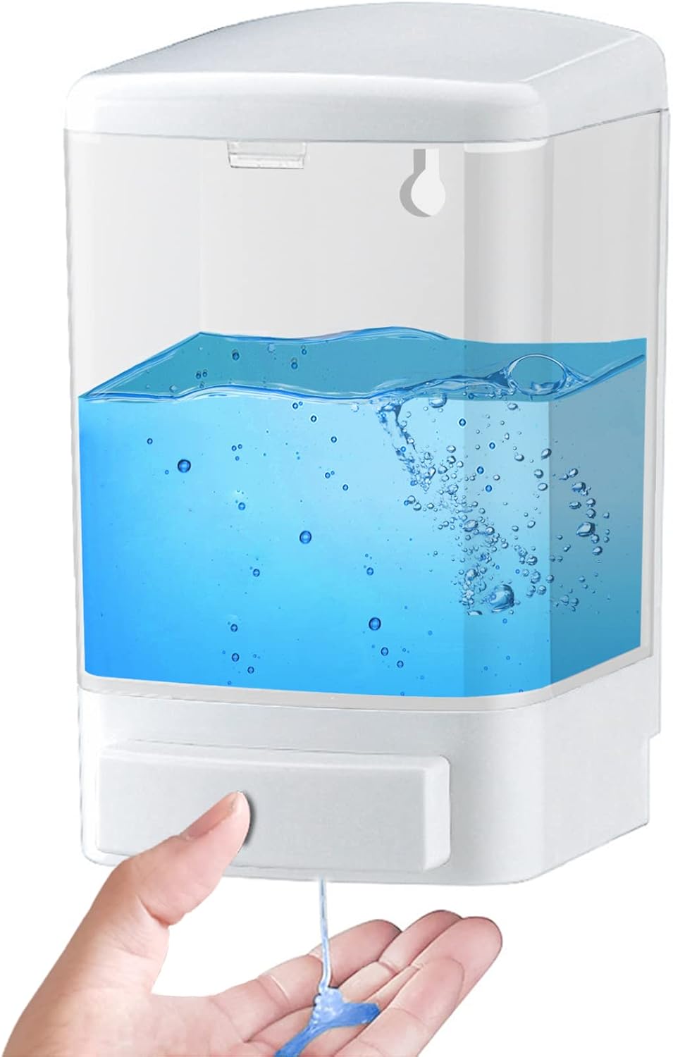 Manual Soap Dispenser Bathroom Kitchen Wall Mounted Commercial Soap Dispenser for Liquid Containers
