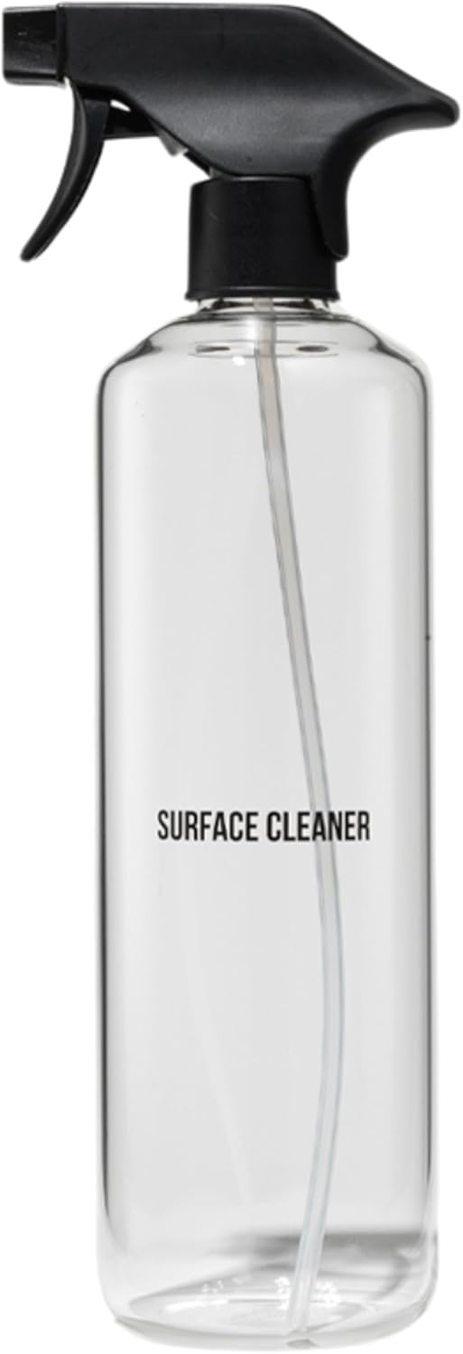 Public Goods Empty Glass Spray Bottle for Multi-Surface Cleaner | Refillable Spray Bottle for