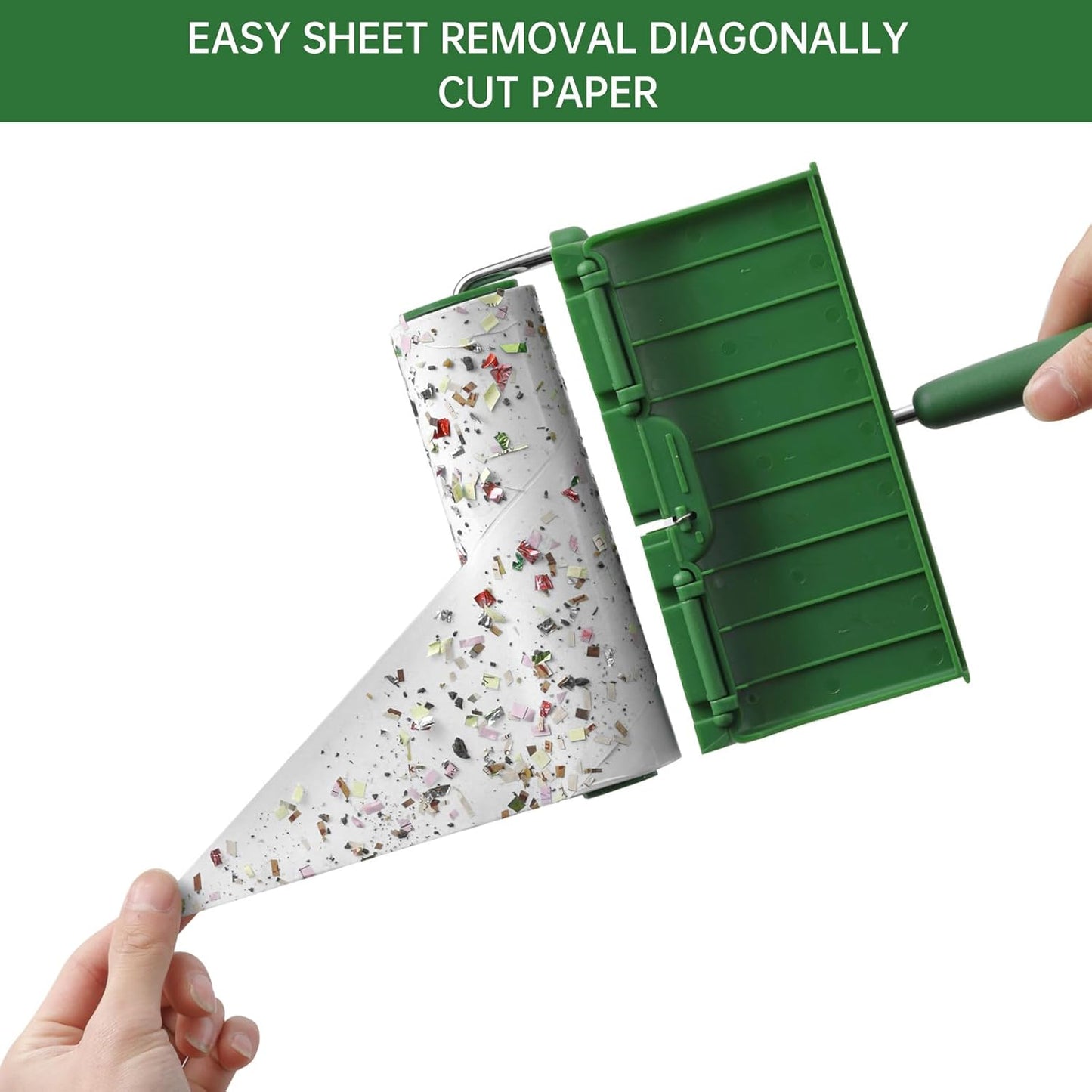Fedicelly Large Lint Rollers Pet Hair Extra Sticky Refills,Mega Value Set 6.3 inches Wider with 320