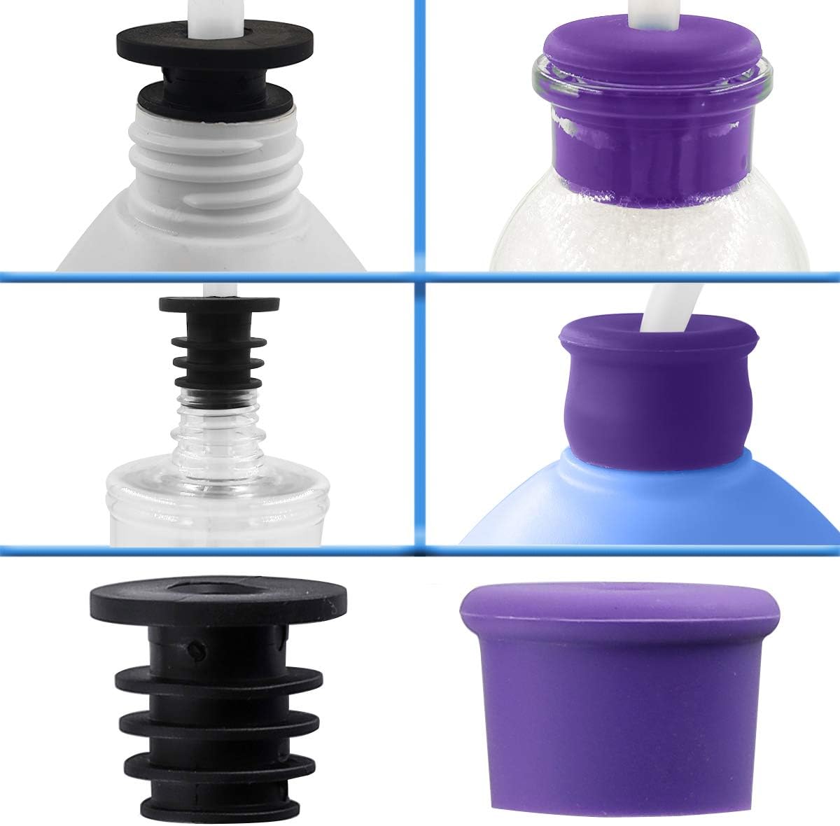 GAGALIFE Soap Dispenser for Kitchen Sink (Oil Rubbed Bronze) and Extension Tube Kit, Complete Brass