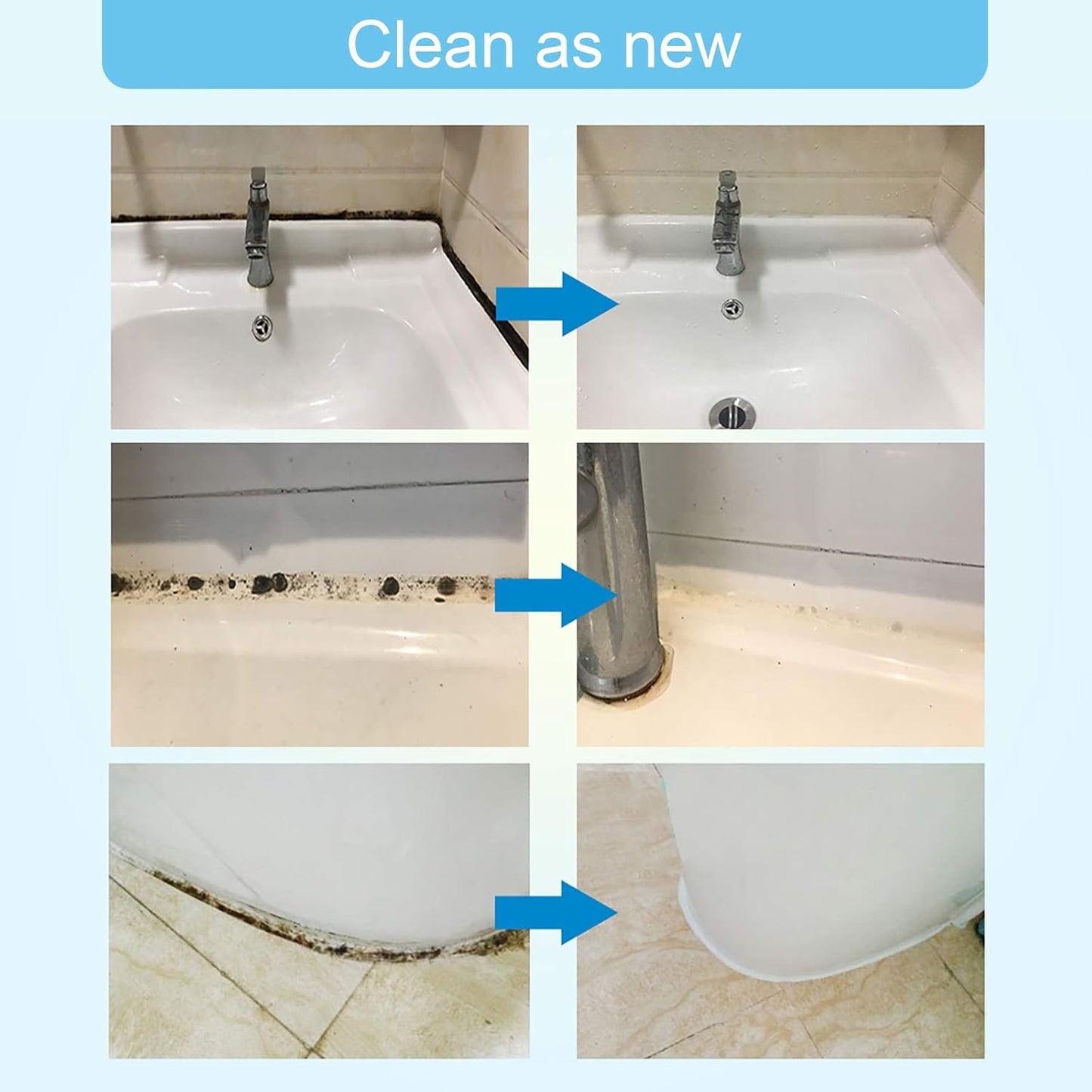 FOLLOWIN Mold and Mildew Stains Cleaner Gel 16oz for Washing Machine Front Loader Seal, Household
