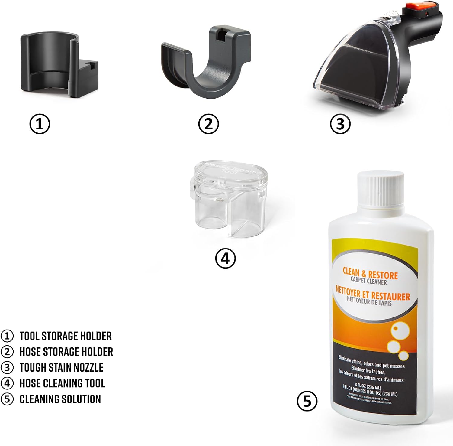 Armor All SCC301 0901 Upholstery & Carpet Cleaner, Car and Auto Detailer with Tools for Pets, Area