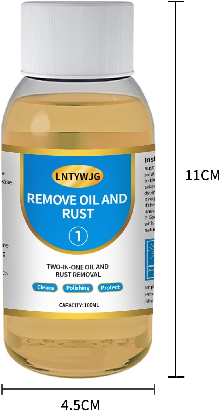 Industrial Strength Rust Remover, Penetrating Rust Removal for Steel, Stainless Steel, Wrought