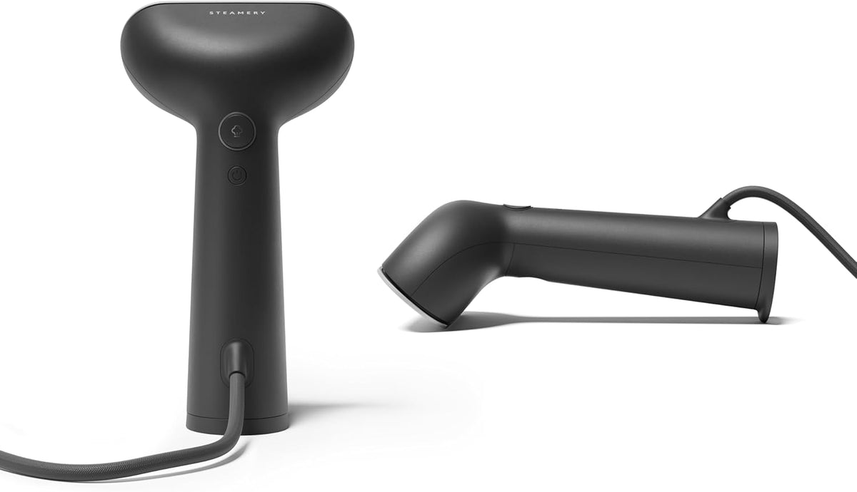 Steamery Handheld Clothes Steamer Cirrus 3, 1200W, US Plug, Heated Ironing Plate, Fast Heat Up